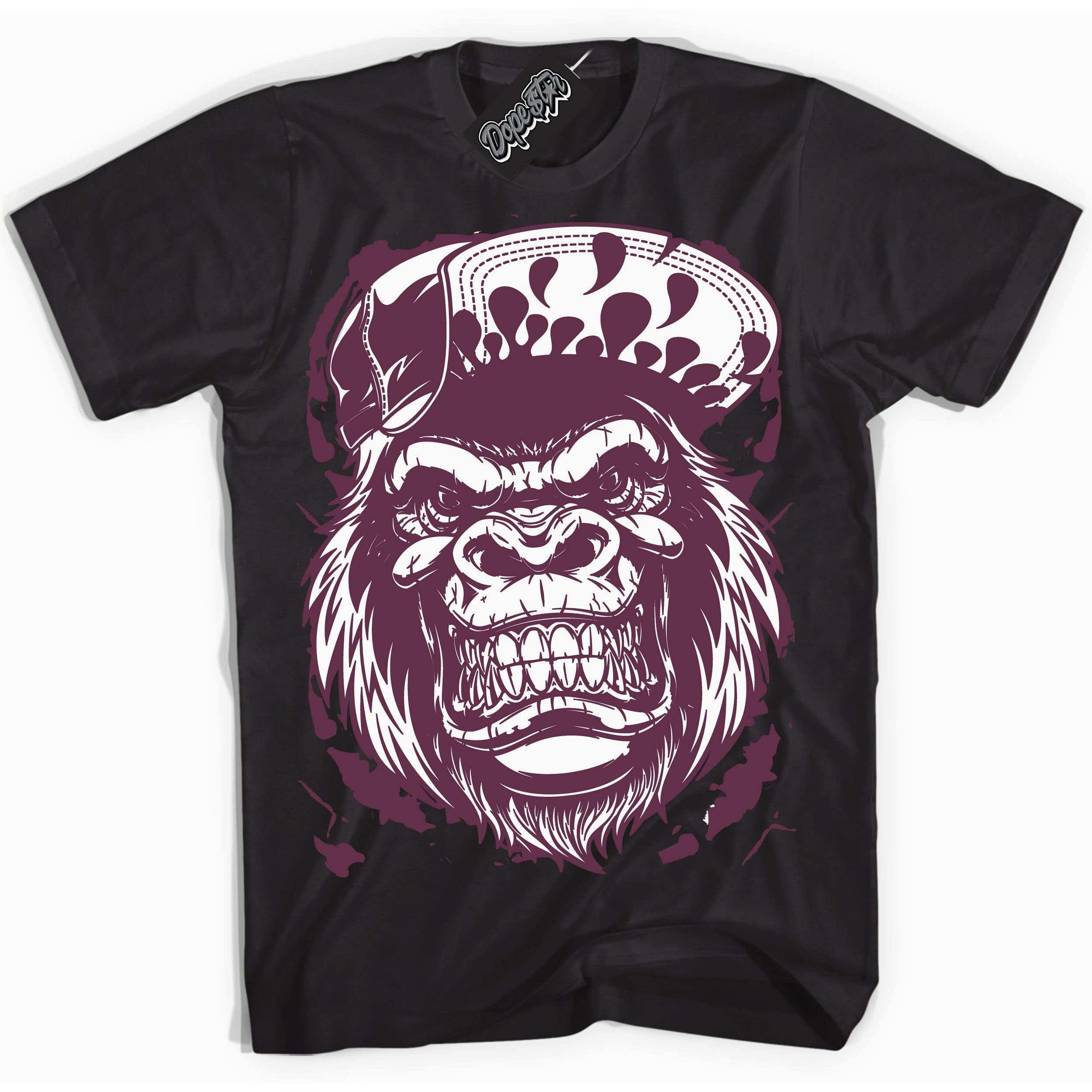 Cool Black Shirt with “Gorilla Beast” design that perfectly matches White Viotech Dunks.