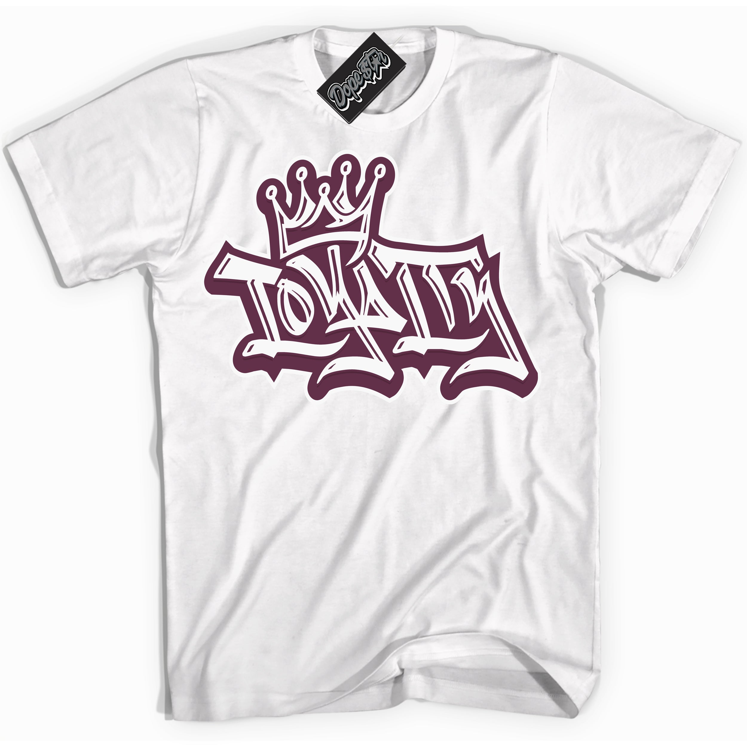 Cool White Shirt with “Loyalty Crown” design that perfectly matches White Viotech Dunks.