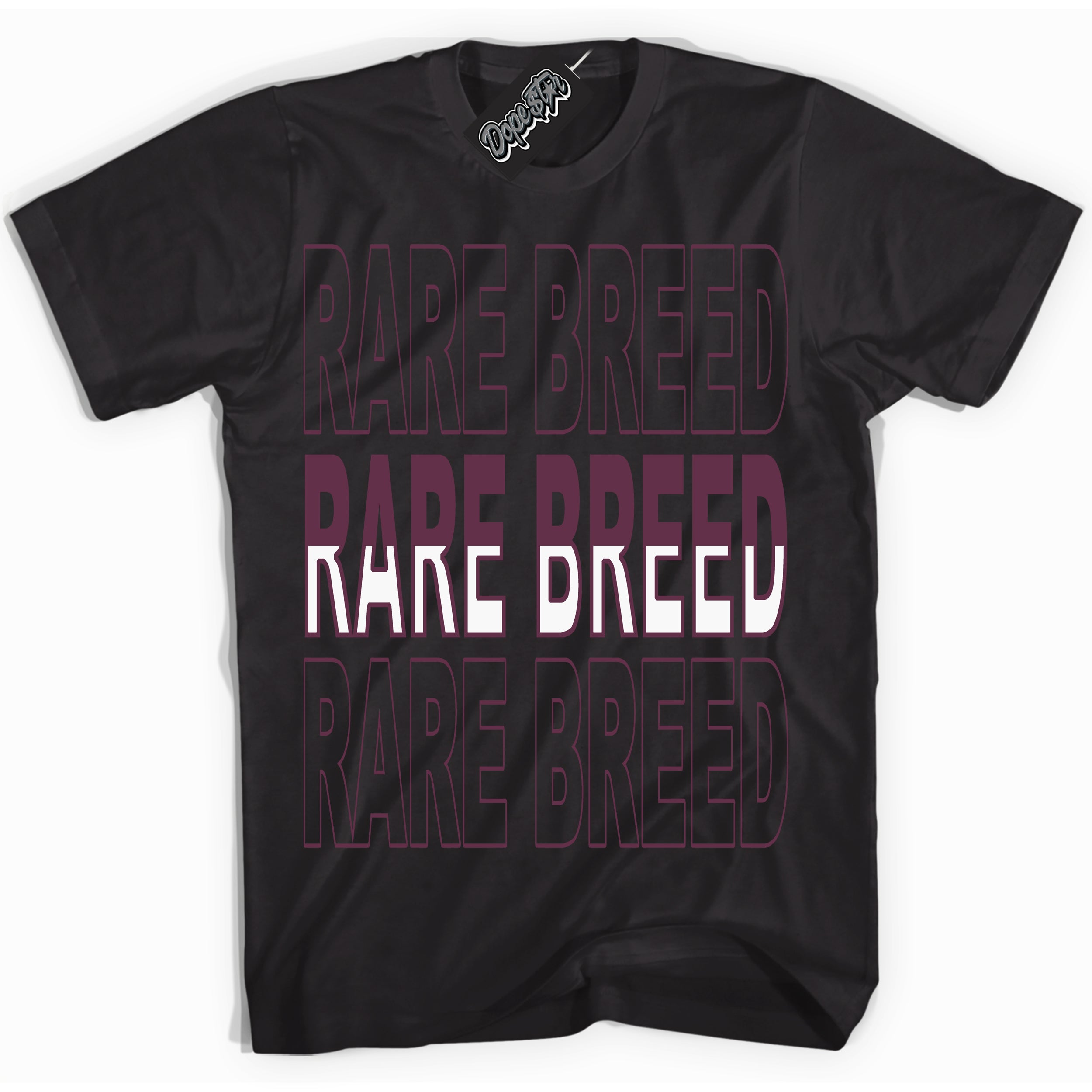 Cool Black Shirt with “Rare Breed” design that perfectly matches White Viotech Dunks.