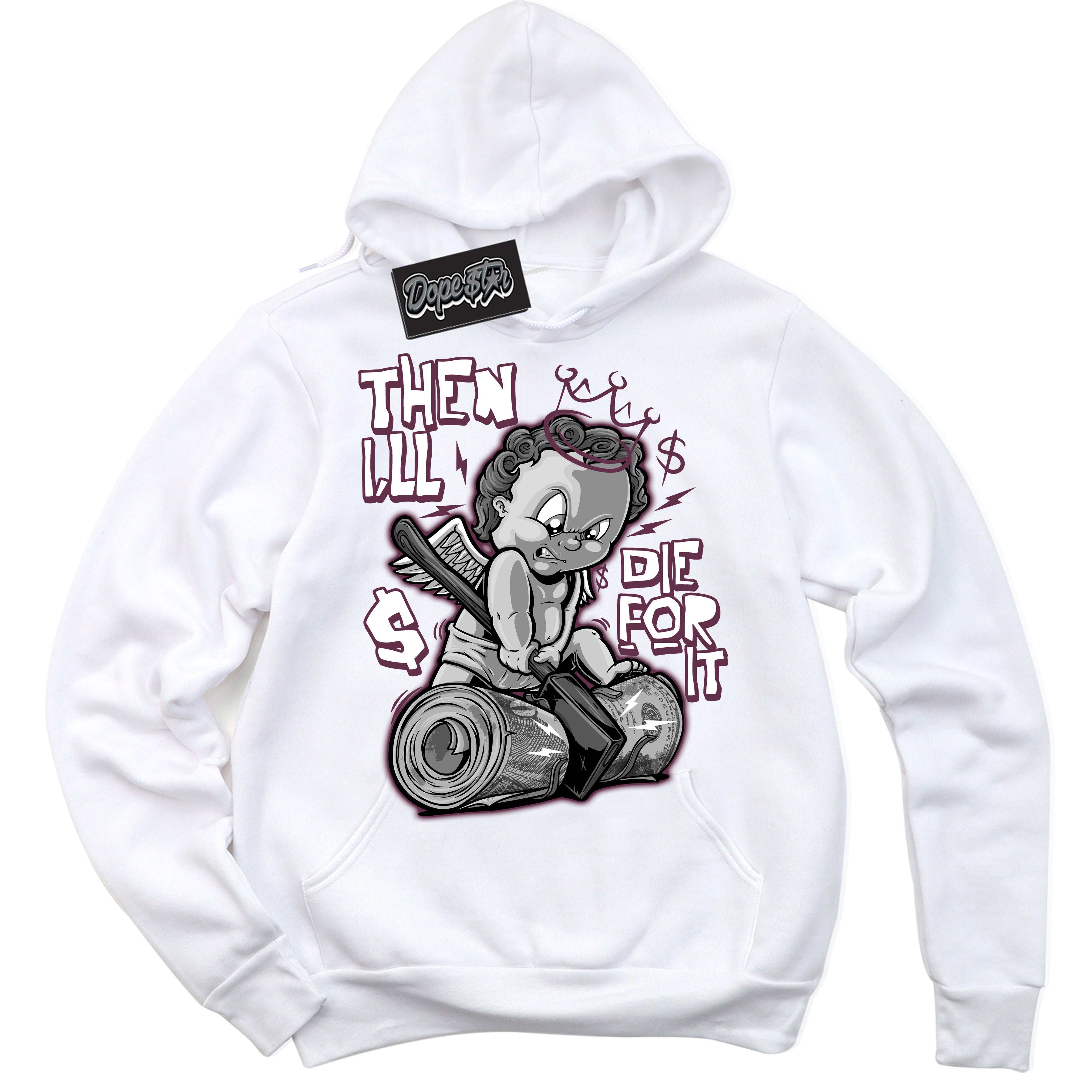 Cool White Hoodie with “Then I'll” design that Perfectly Matches White Viotech Dunks.