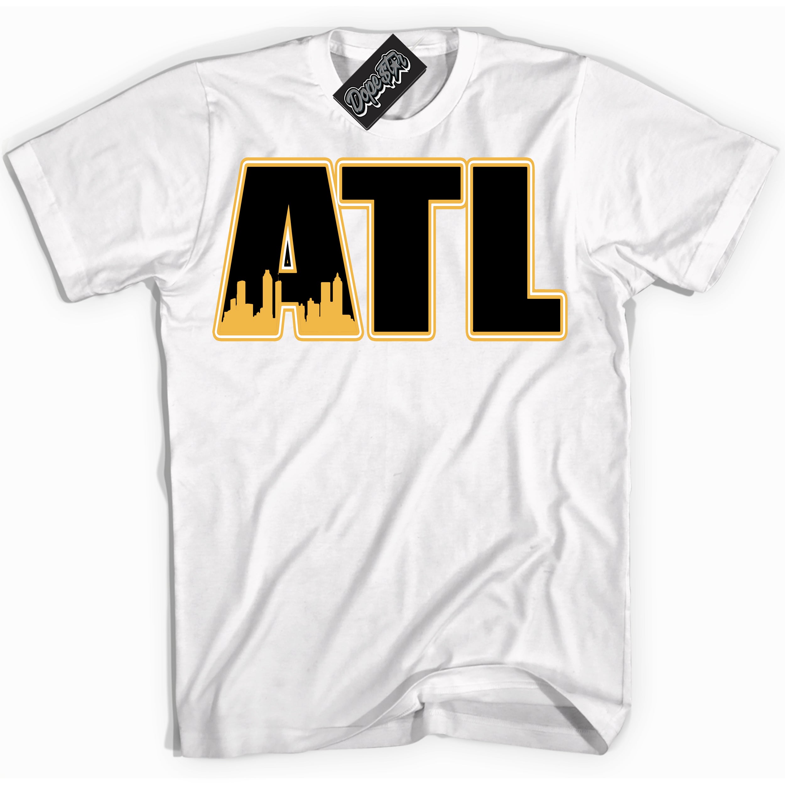 Dunk High Wu-Tang 'Atlanta' Shirt - White Streetwear Mockup | Sneakerhead T-Shirt Matching Dunk High Wu-Tang | Limited Edition Urban Streetwear for Sneaker Matching OOTD | Outfits that pair perfectly with your ND High Wu-Tang | Sneakerhead Fashion Must-Have Apparel for Men and Women.