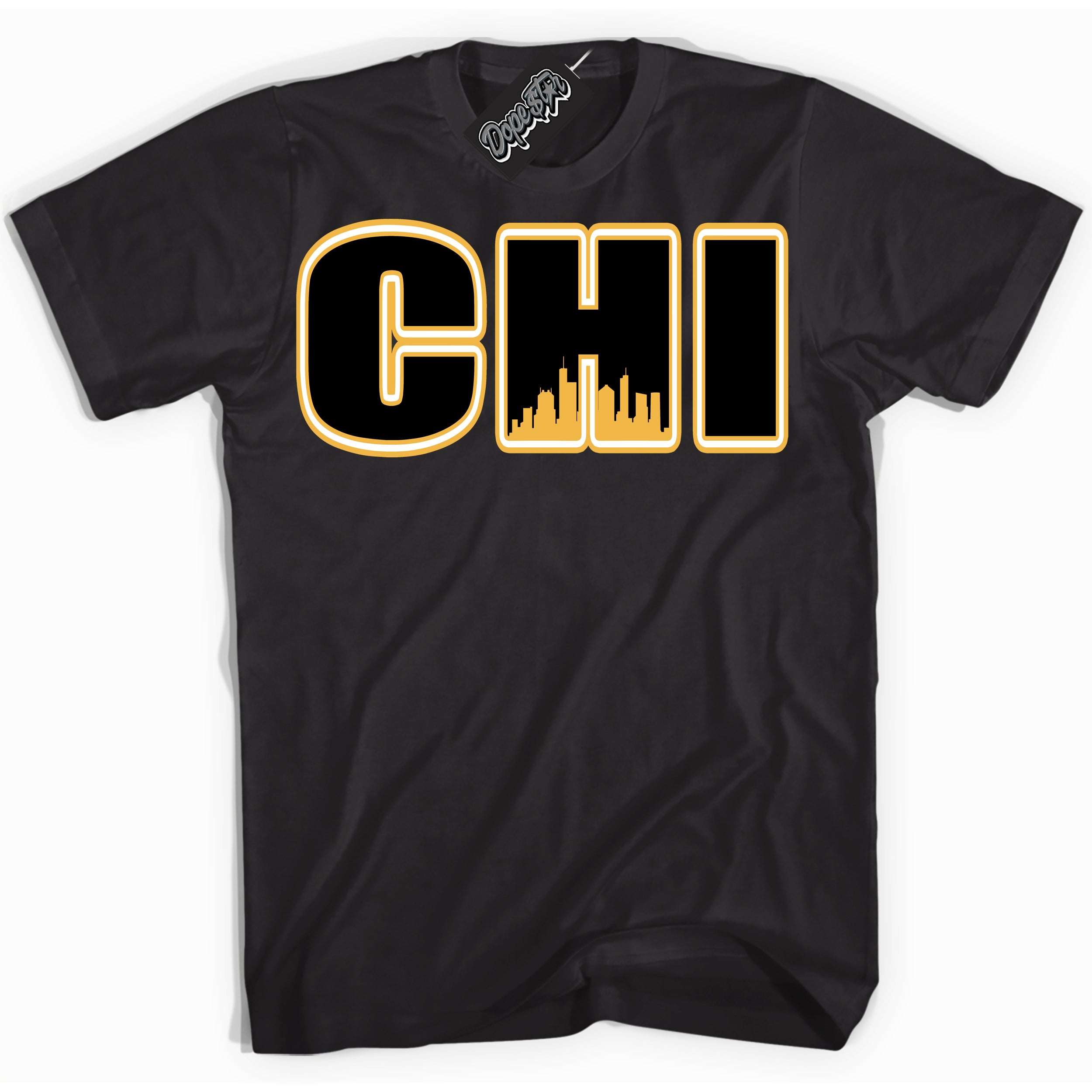 Dunk High Wu-Tang 'Chicago' Shirt - Black Streetwear Mockup | Sneakerhead T-Shirt Matching Dunk High Wu-Tang | Limited Edition Urban Streetwear for Sneaker Matching OOTD | Outfits that pair perfectly with your ND High Wu-Tang | Sneakerhead Fashion Must-Have Apparel for Men and Women.