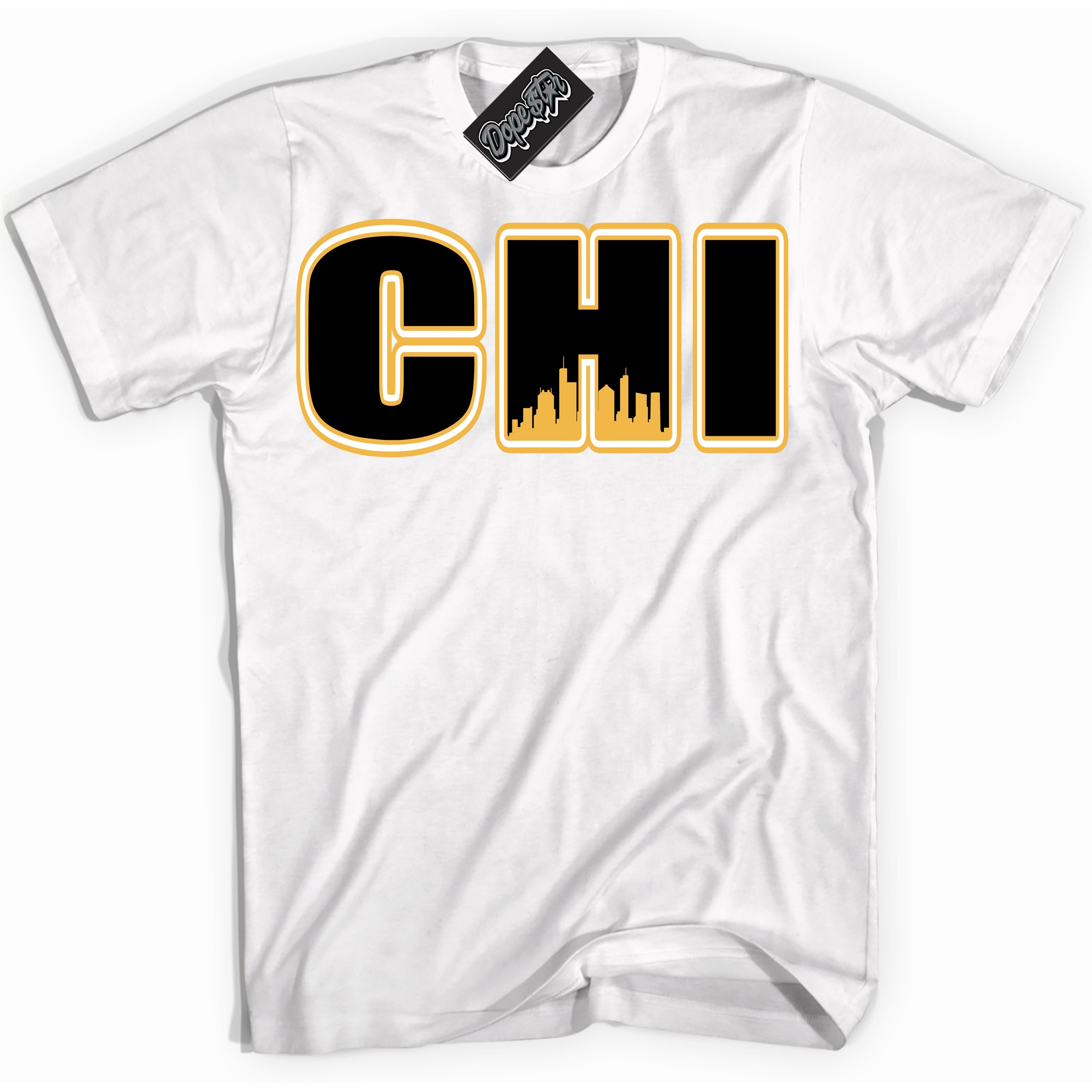 Dunk High Wu-Tang 'Chicago' Shirt - White Streetwear Mockup | Sneakerhead T-Shirt Matching Dunk High Wu-Tang | Limited Edition Urban Streetwear for Sneaker Matching OOTD | Outfits that pair perfectly with your ND High Wu-Tang | Sneakerhead Fashion Must-Have Apparel for Men and Women.