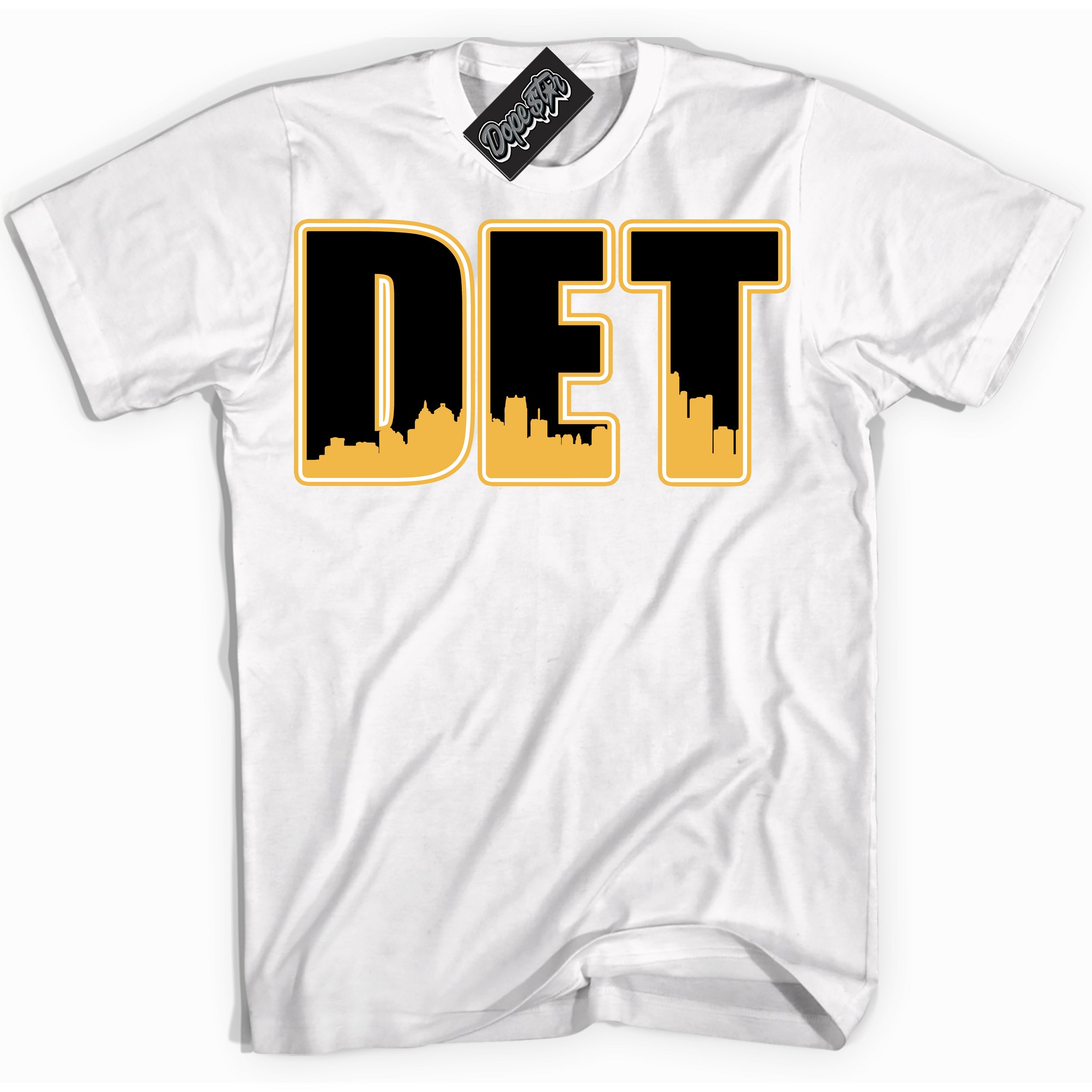 Dunk High Wu-Tang 'Detroit' Shirt - White Streetwear Mockup | Sneakerhead T-Shirt Matching Dunk High Wu-Tang | Limited Edition Urban Streetwear for Sneaker Matching OOTD | Outfits that pair perfectly with your ND High Wu-Tang | Sneakerhead Fashion Must-Have Apparel for Men and Women.