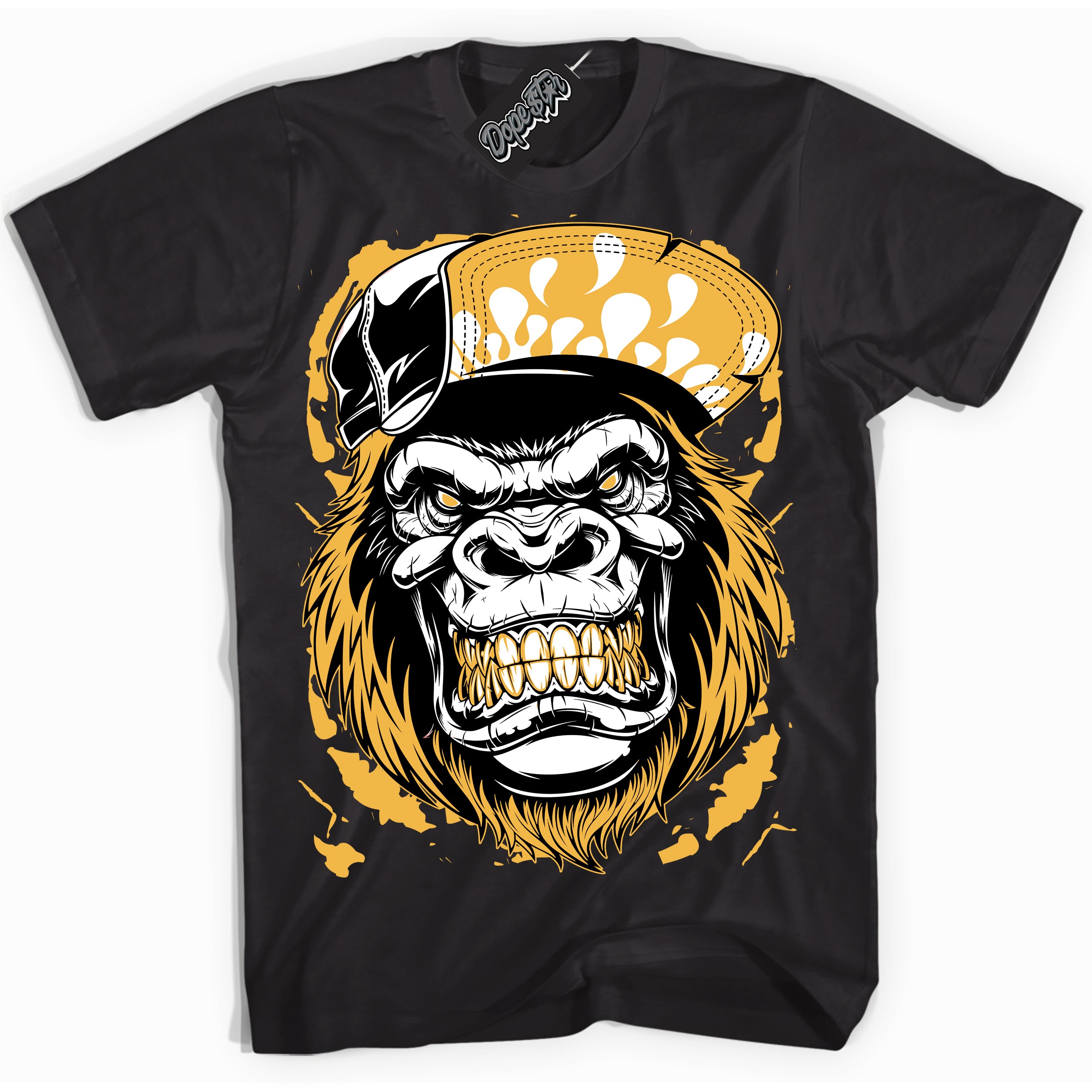 Dunk High Wu-Tang 'Gorilla Beast' Shirt - Black Streetwear Mockup | Sneakerhead T-Shirt Matching Dunk High Wu-Tang | Limited Edition Urban Streetwear for Sneaker Matching OOTD | Outfits that pair perfectly with your ND High Wu-Tang | Sneakerhead Fashion Must-Have Apparel for Men and Women.