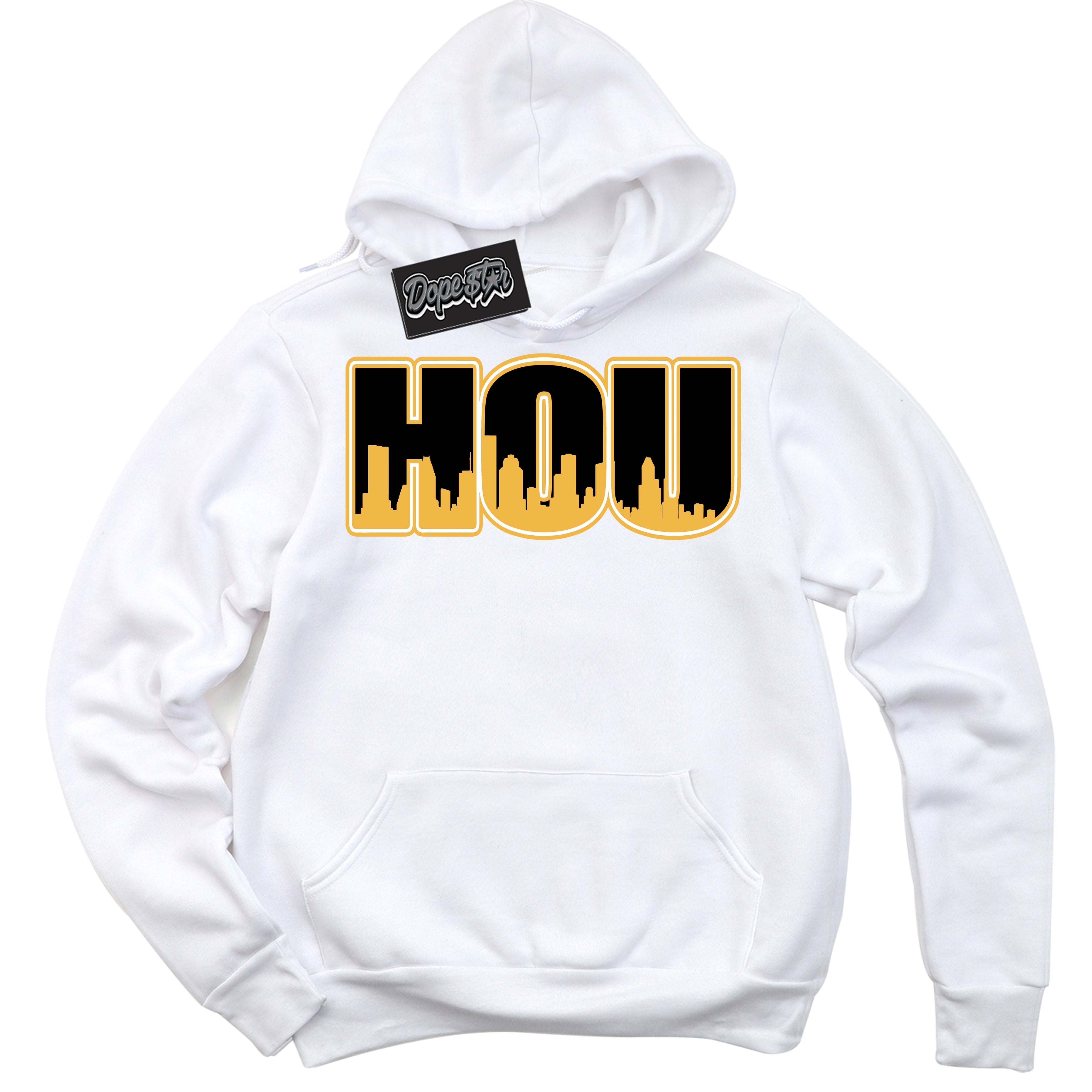 Dunk High Wu-Tang 'Houston' Hoodie - White Streetwear Mockup | Sneakerhead Sweatshirt Matching Dunk High Wu-Tang | Limited Edition Urban Streetwear for Sneaker Matching OOTD | Outfits that pair perfectly with your ND High Wu-Tang | Sneakerhead Fashion Must-Have Apparel for Men and Women.