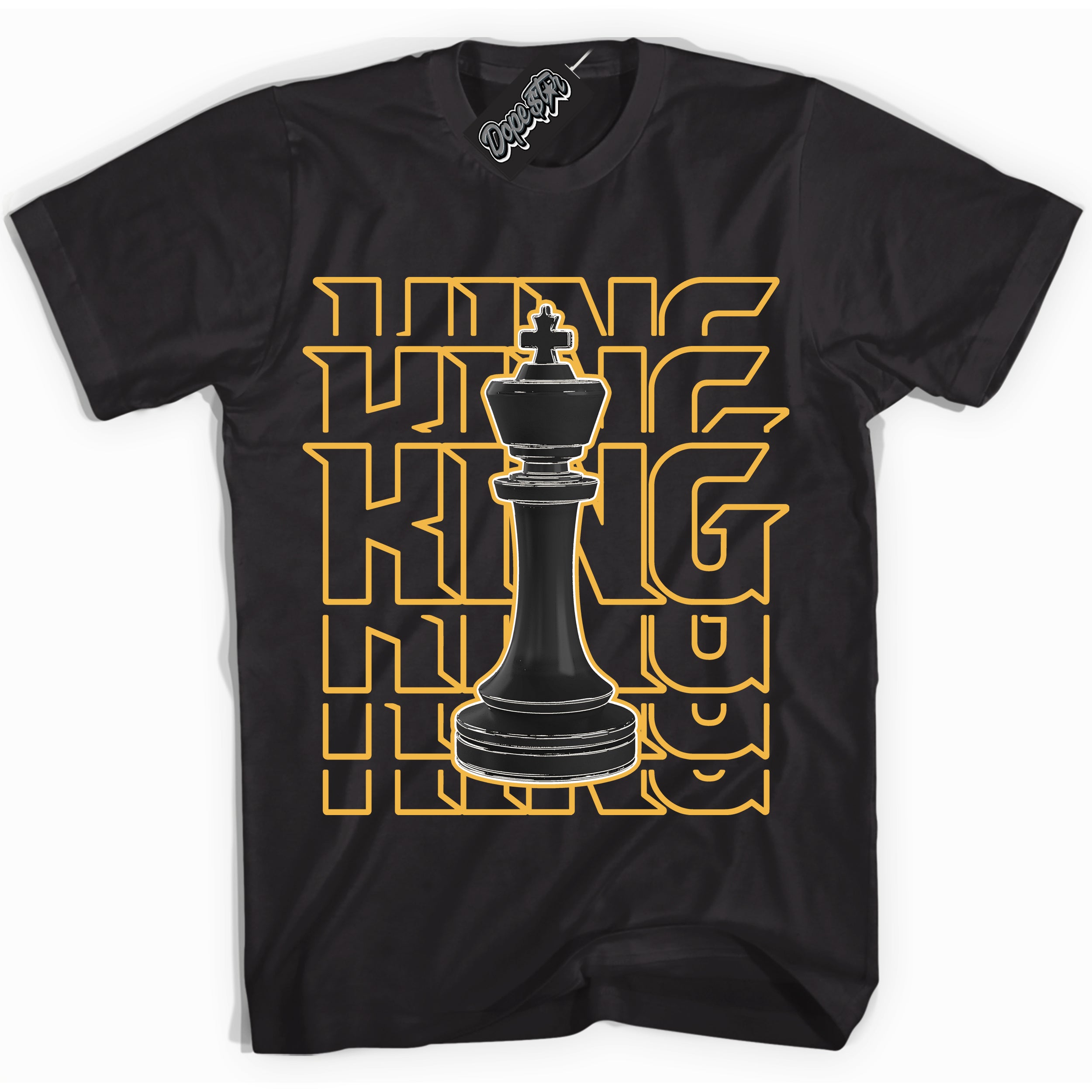 Dunk High Wu-Tang 'King Chess' Shirt - Black Streetwear Mockup | Sneakerhead T-Shirt Matching Dunk High Wu-Tang | Limited Edition Urban Streetwear for Sneaker Matching OOTD | Outfits that pair perfectly with your ND High Wu-Tang | Sneakerhead Fashion Must-Have Apparel for Men and Women.