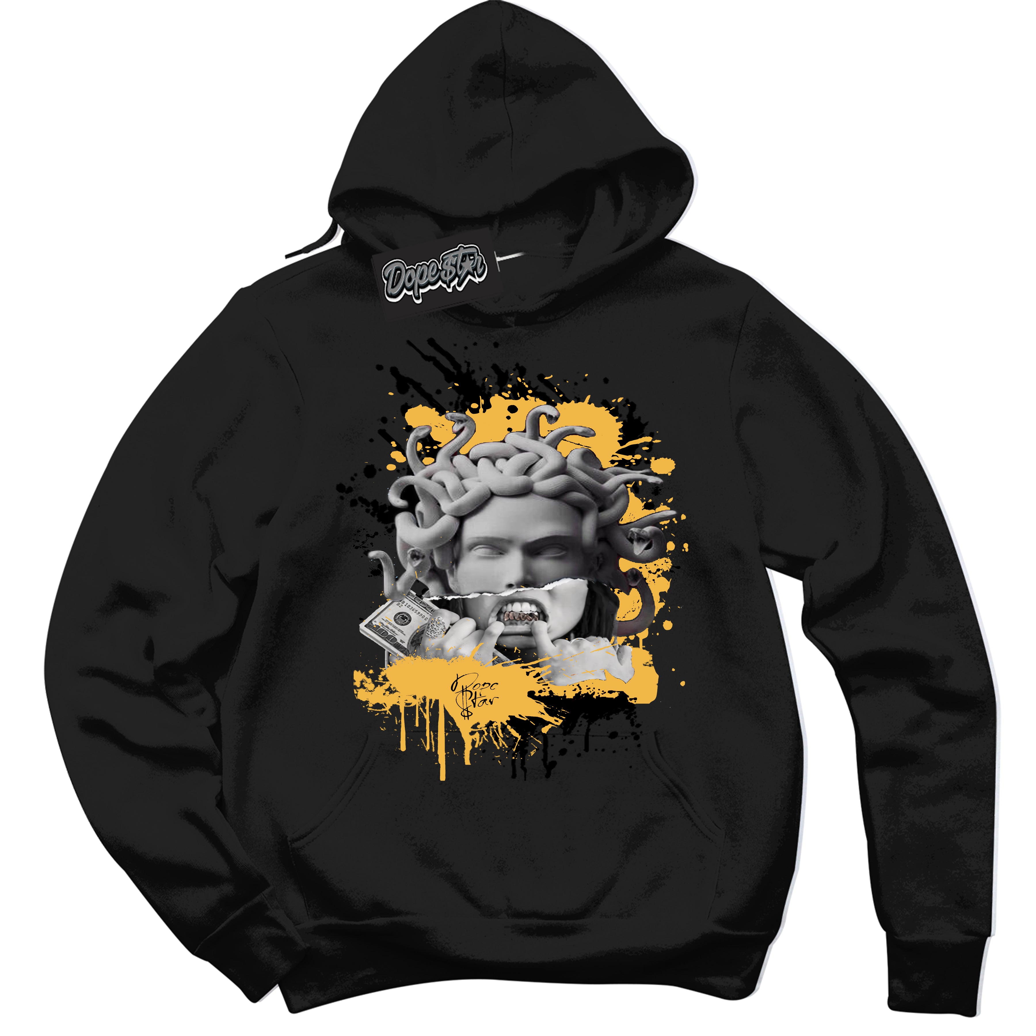 Dunk High Wu-Tang 'Medusa' Hoodie - Black Streetwear Mockup | Sneakerhead Sweatshirt Matching Dunk High Wu-Tang | Limited Edition Urban Streetwear for Sneaker Matching OOTD | Outfits that pair perfectly with your ND High Wu-Tang | Sneakerhead Fashion Must-Have Apparel for Men and Women.