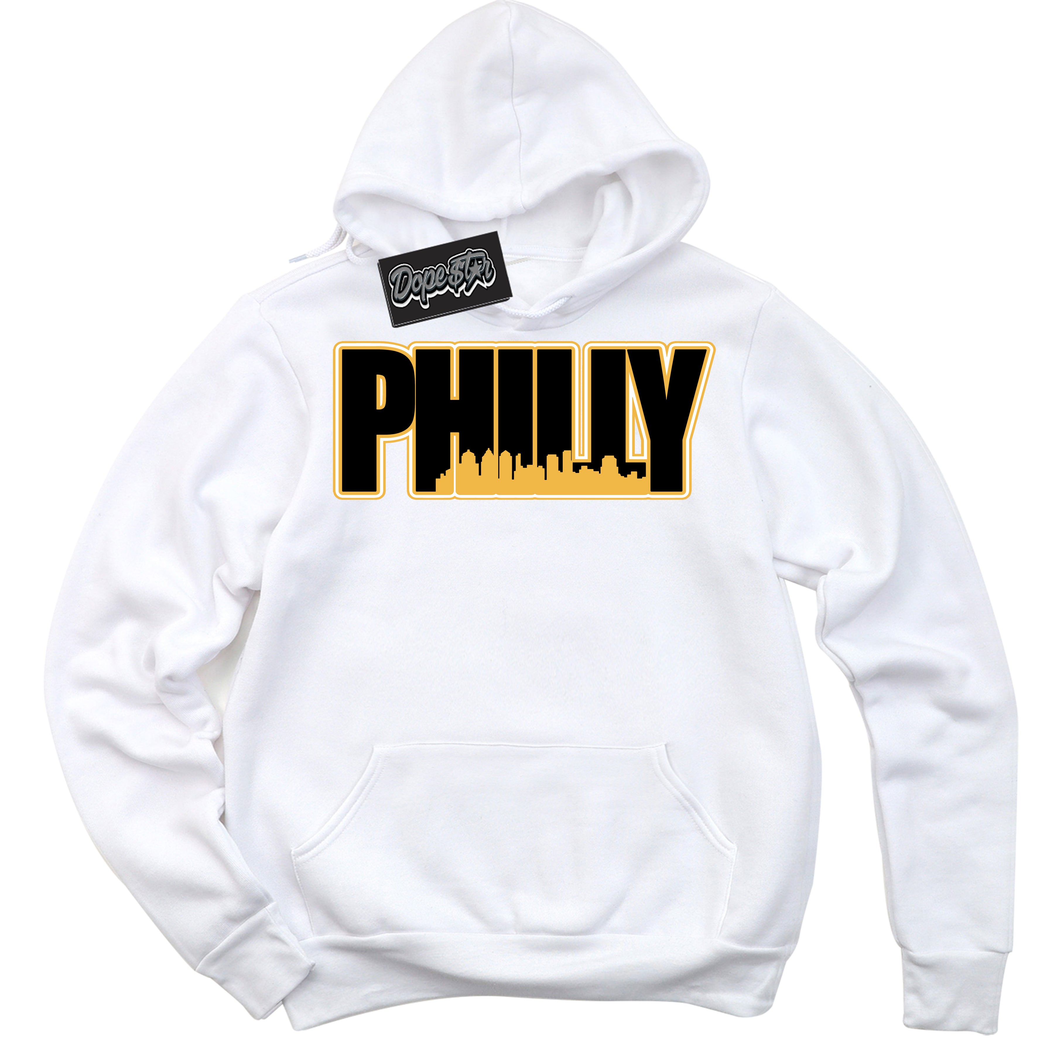 Dunk High Wu-Tang 'Philly' Hoodie - White Streetwear Mockup | Sneakerhead Sweatshirt Matching Dunk High Wu-Tang | Limited Edition Urban Streetwear for Sneaker Matching OOTD | Outfits that pair perfectly with your ND High Wu-Tang | Sneakerhead Fashion Must-Have Apparel for Men and Women.