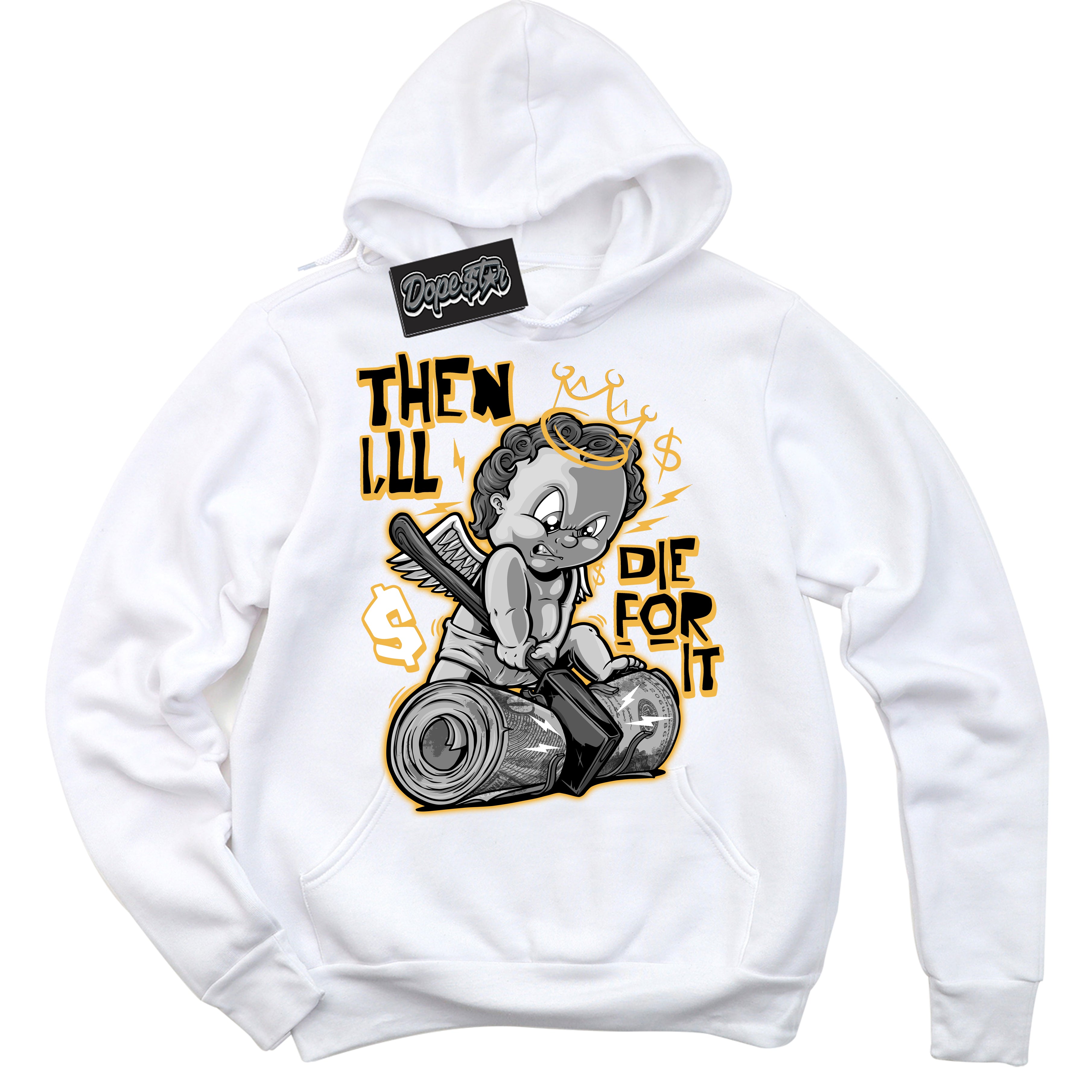 Dunk High Wu-Tang 'Then I'll' Hoodie - White Streetwear Mockup | Sneakerhead Sweatshirt Matching Dunk High Wu-Tang | Limited Edition Urban Streetwear for Sneaker Matching OOTD | Outfits that pair perfectly with your ND High Wu-Tang | Sneakerhead Fashion Must-Have Apparel for Men and Women.