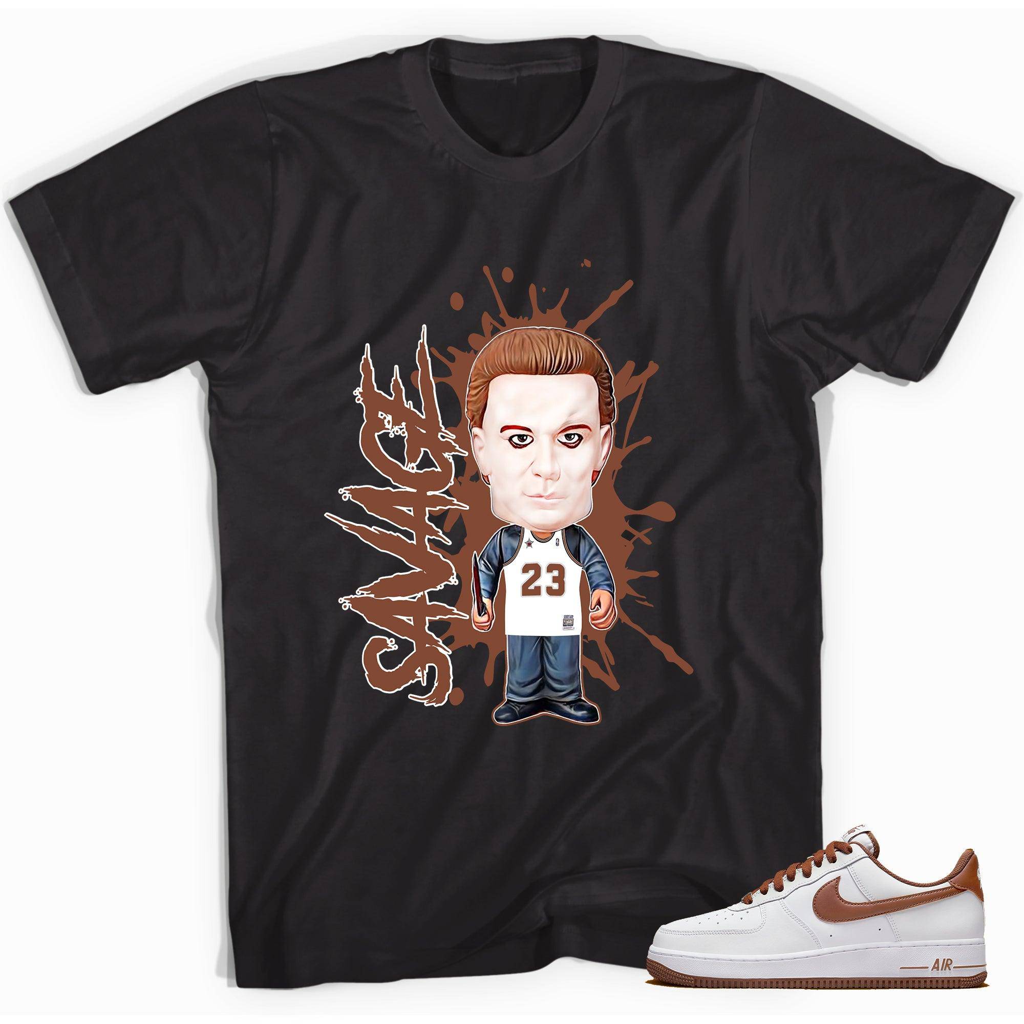 Air Force 1s Low Pecan Shirt Savage - Sneaker Shirts Outlet