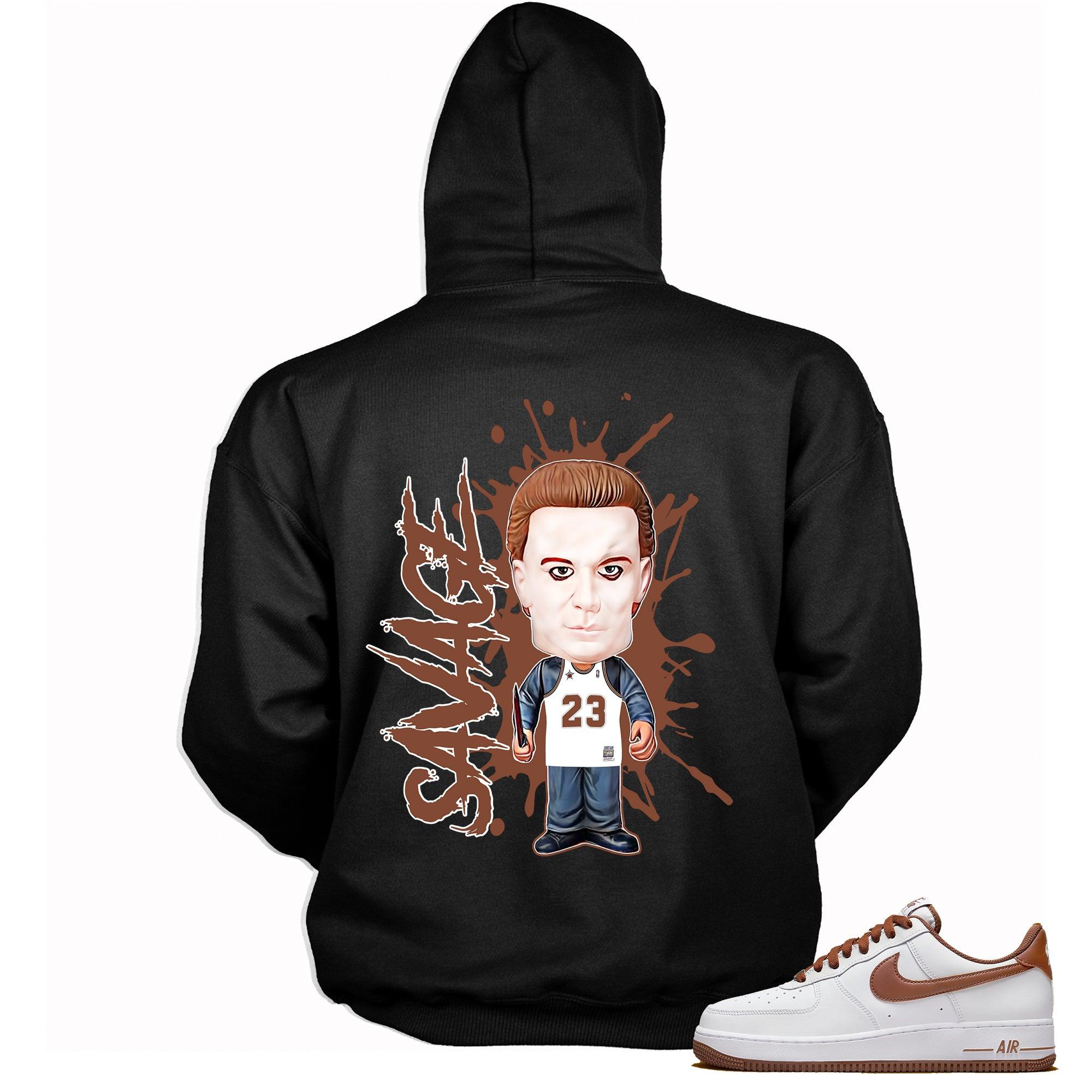 Air Force 1s Low Pecan Hoodie Savage - Sneaker Shirts Outlet