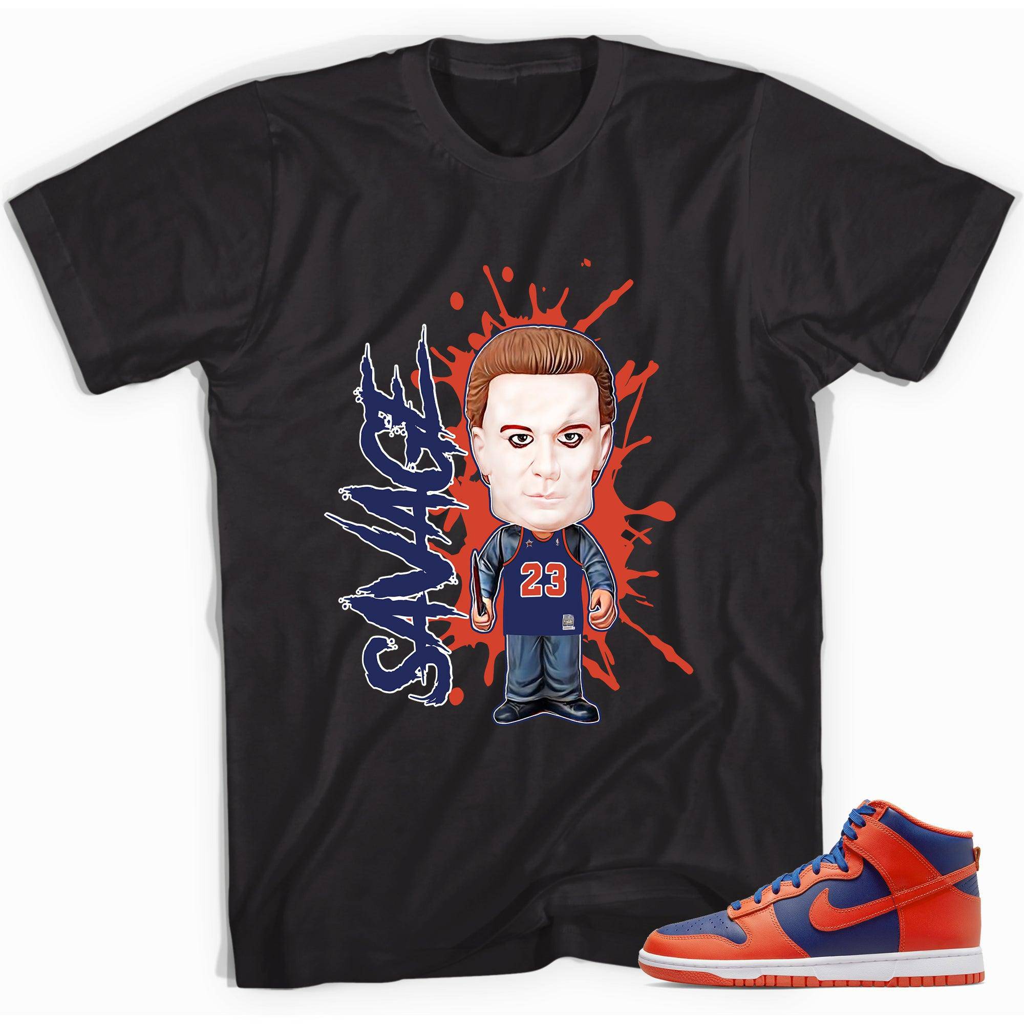 Dunks High Knicks Shirt Savage - Sneaker Shirts Outlet