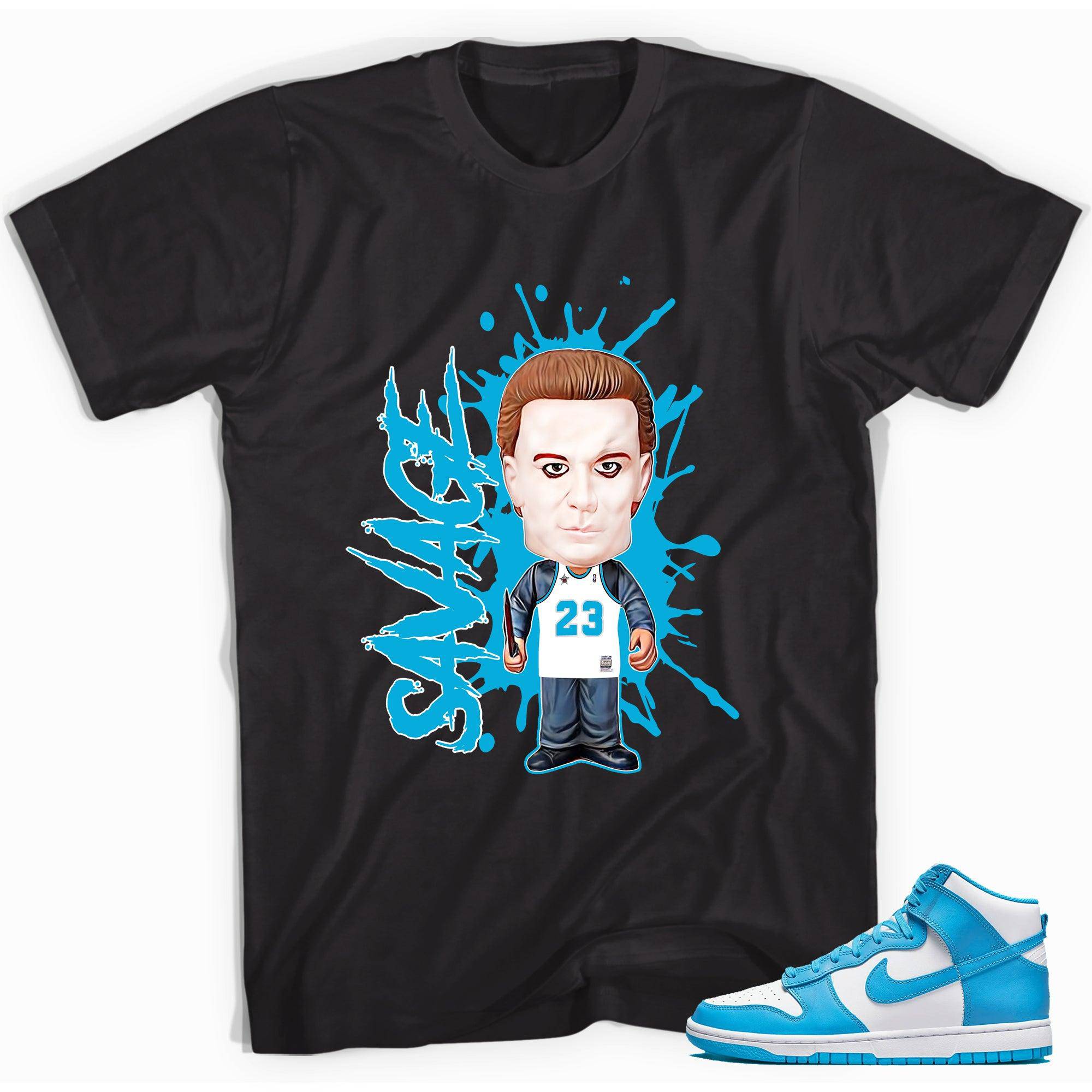 Dunks High Laser Blue Shirt Savage - Sneaker Shirts Outlet