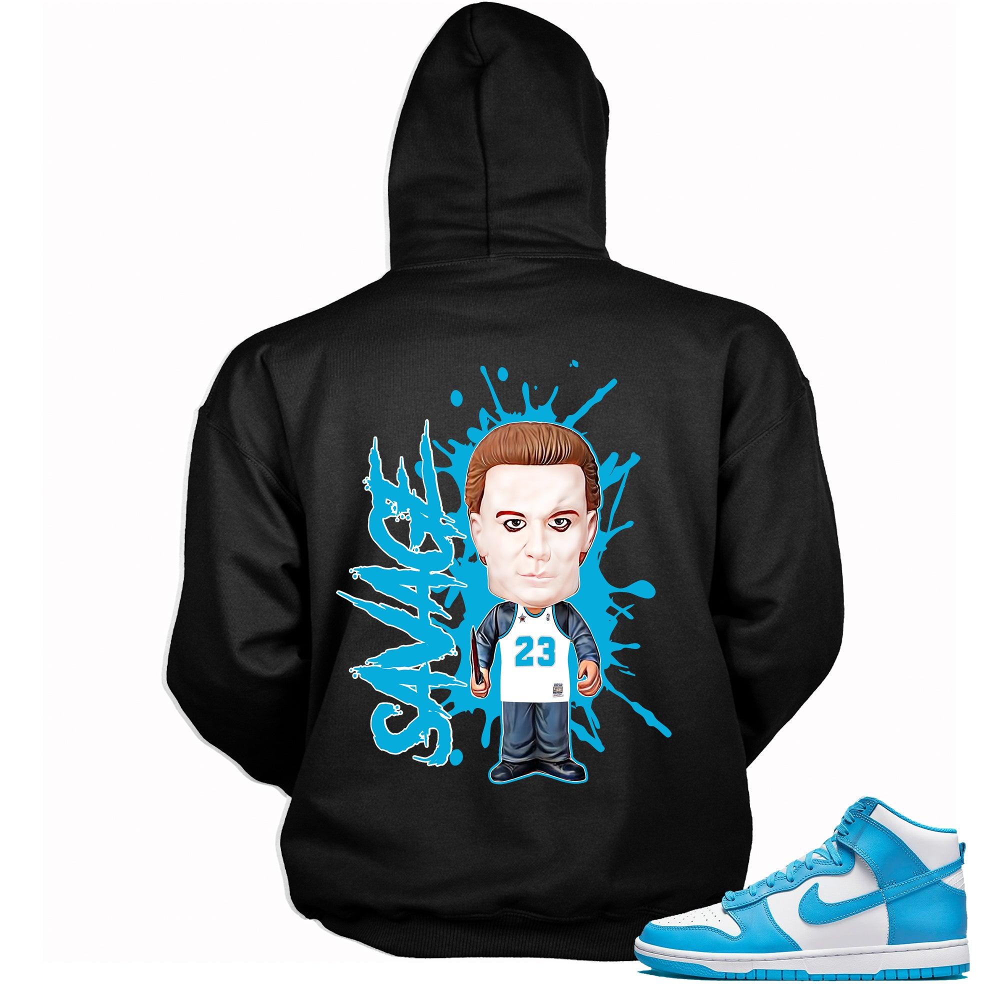 Dunks High Laser Blue Hoodie Savage - Sneaker Shirts Outlet