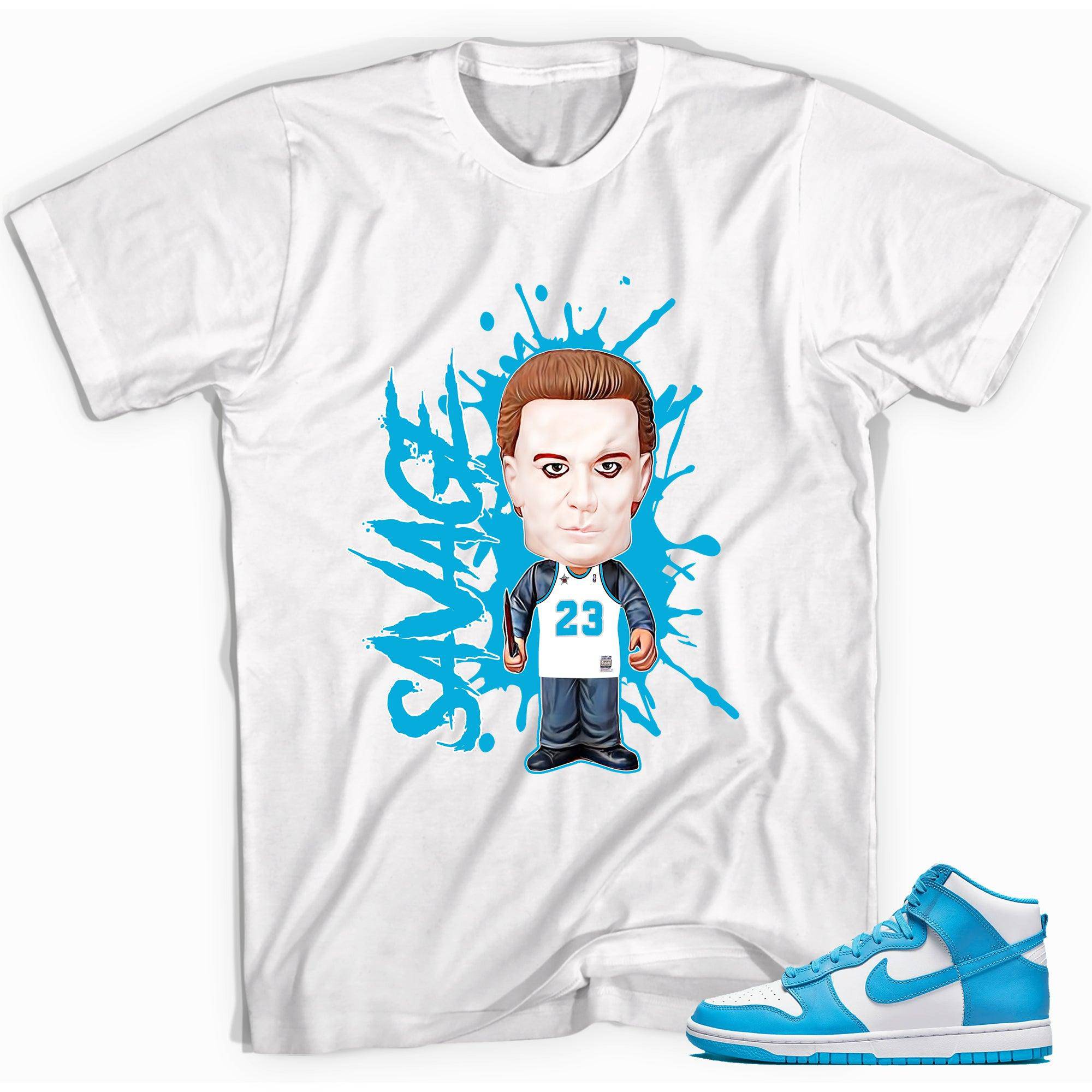 Dunks High Laser Blue Shirt Savage - Sneaker Shirts Outlet