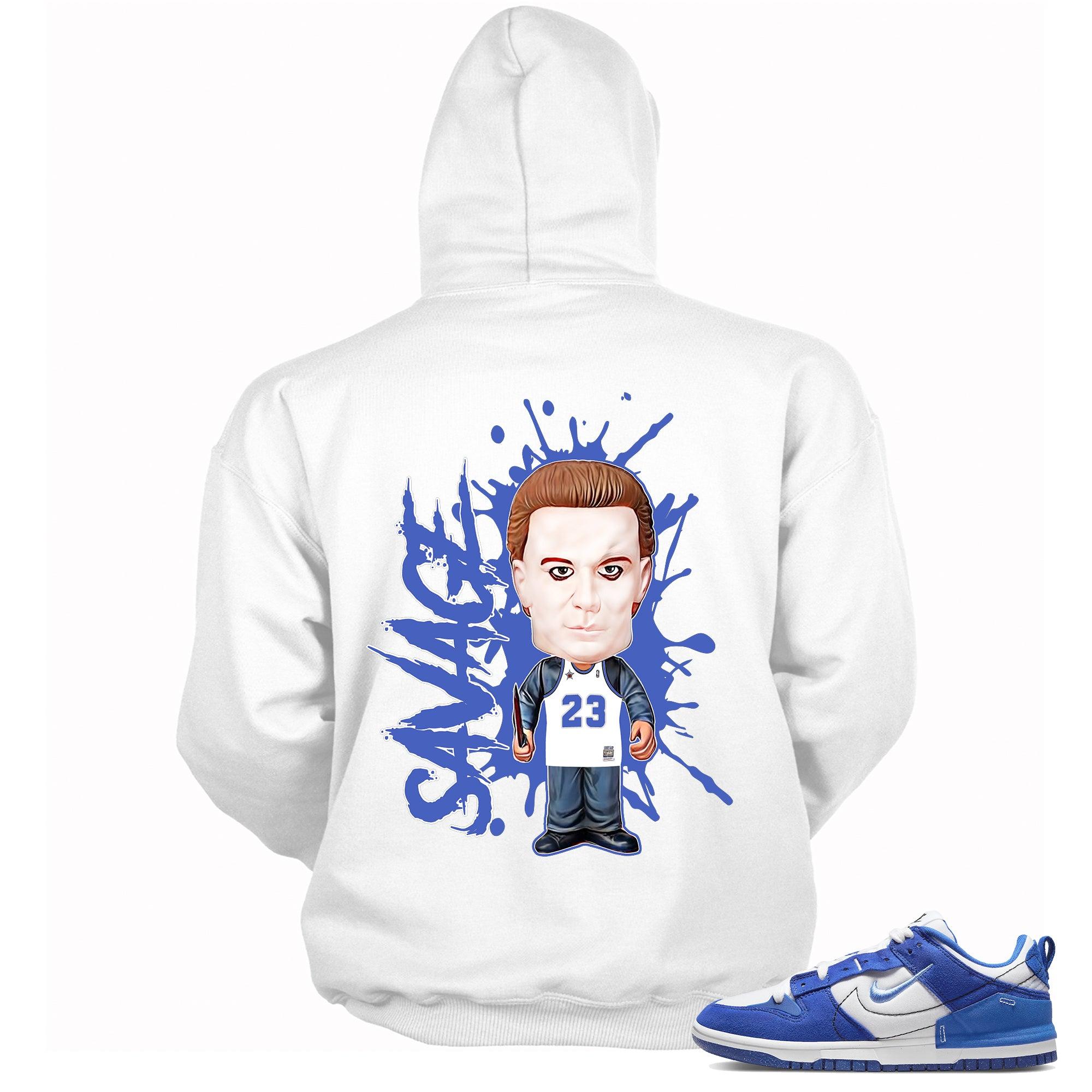 Dunk Low Disrupt Hyper Royal Hoodie Savage - Sneaker Shirts Outlet