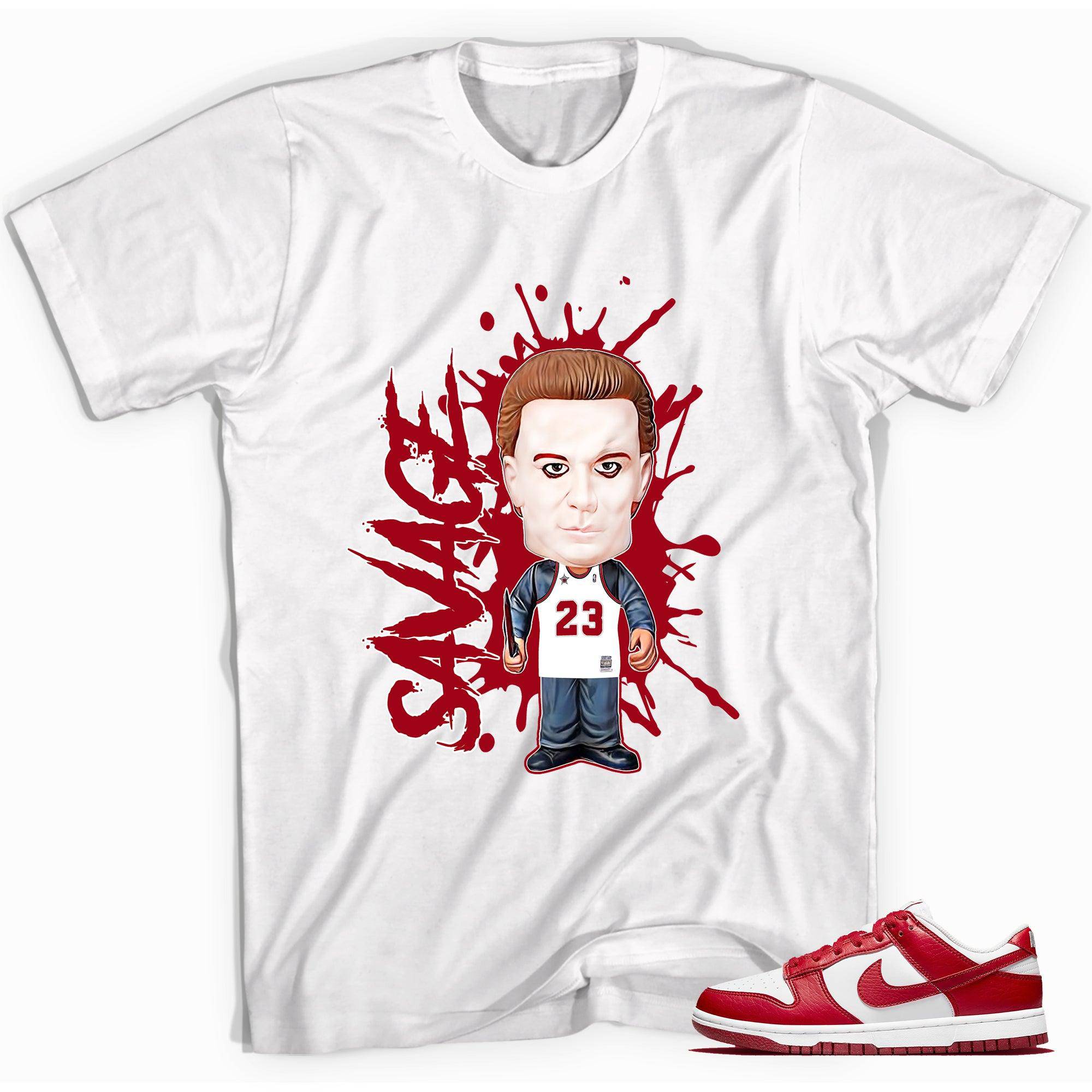 Dunks Low Next Nature White Gym Red Shirt Savage - Sneaker Shirts Outlet