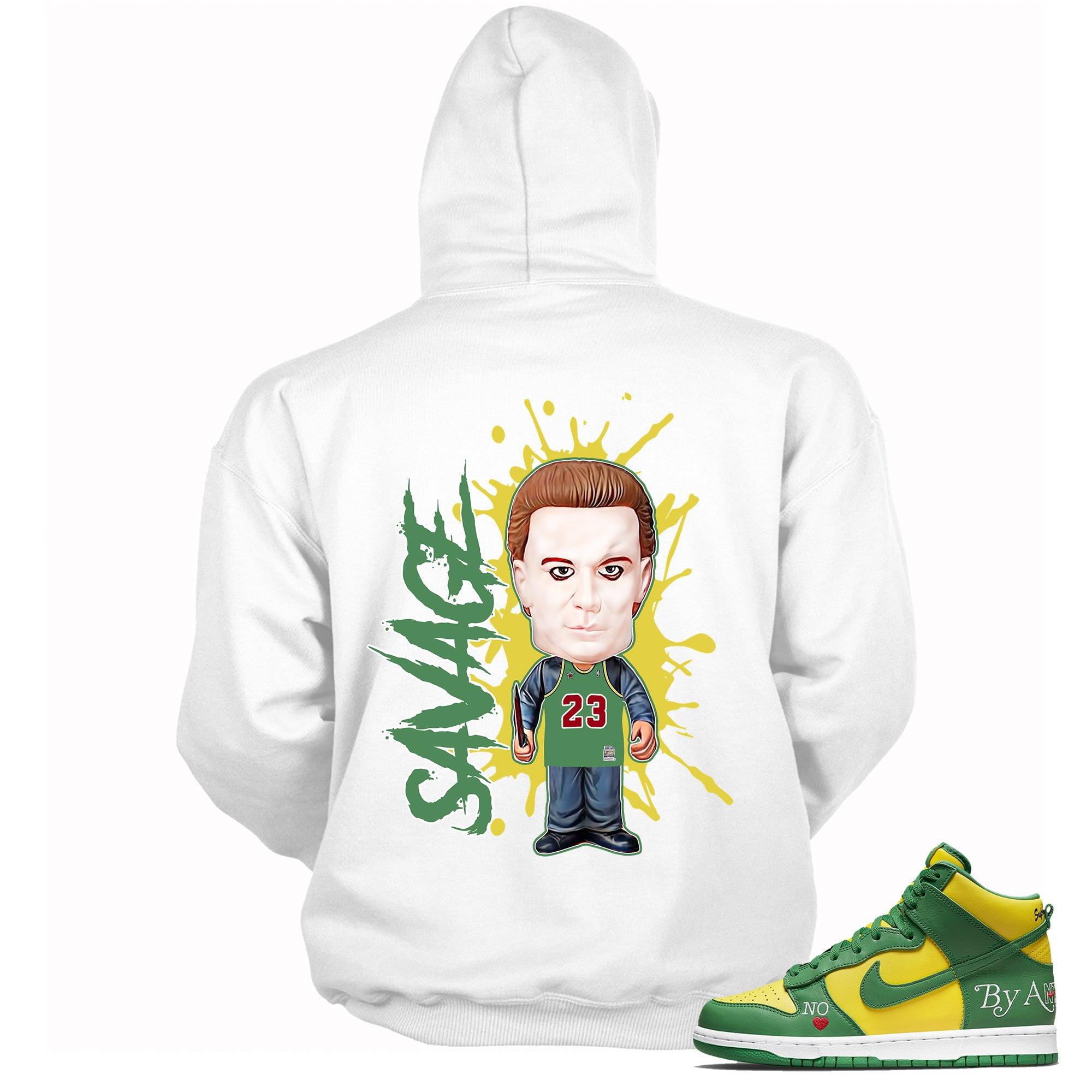 SB Dunk High Supreme By Any Means Brazil Hoodie Savage - Sneaker Shirts Outlet