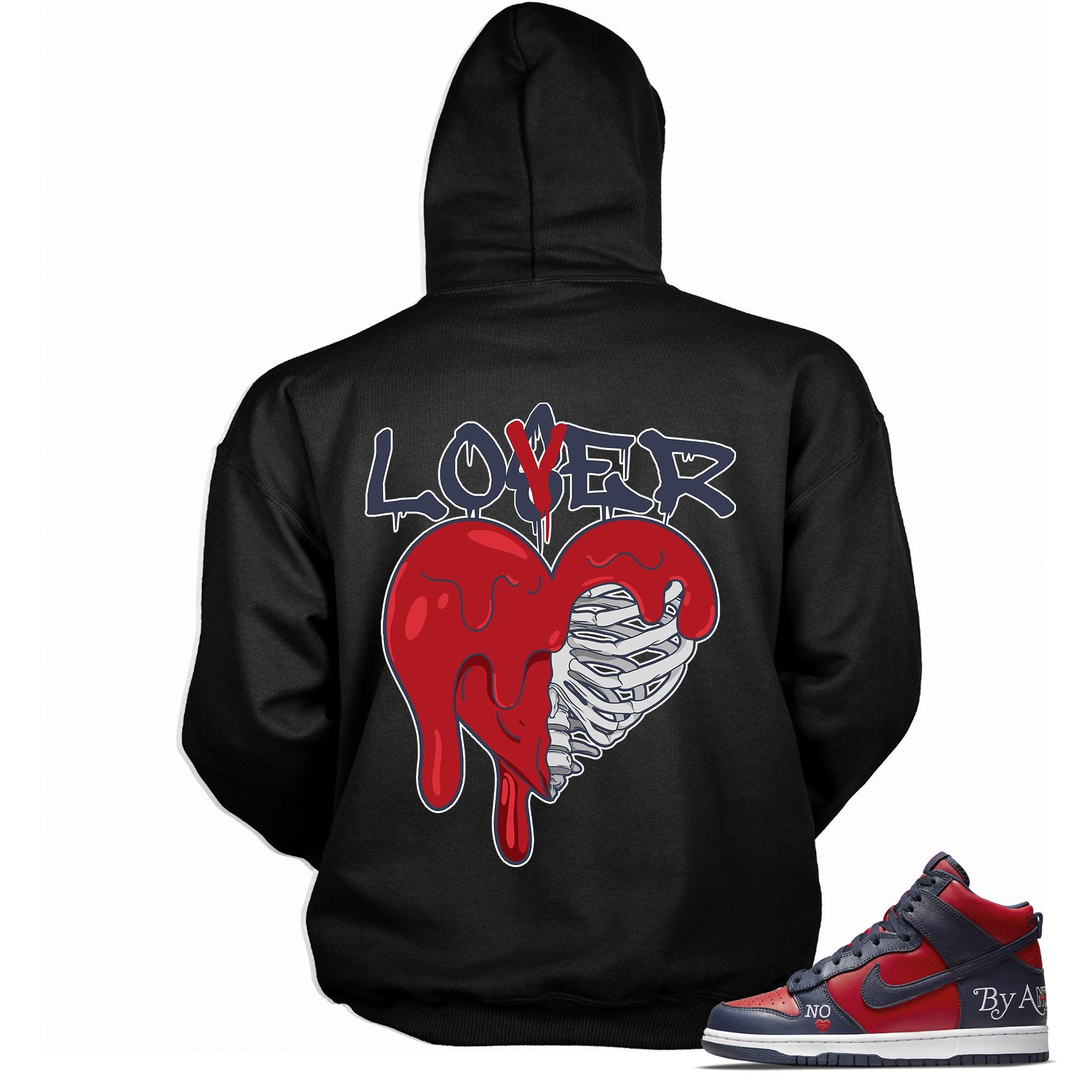 SB Dunk High Supreme By Any Means Navy Hoodie Lover - Sneaker Shirts Outlet