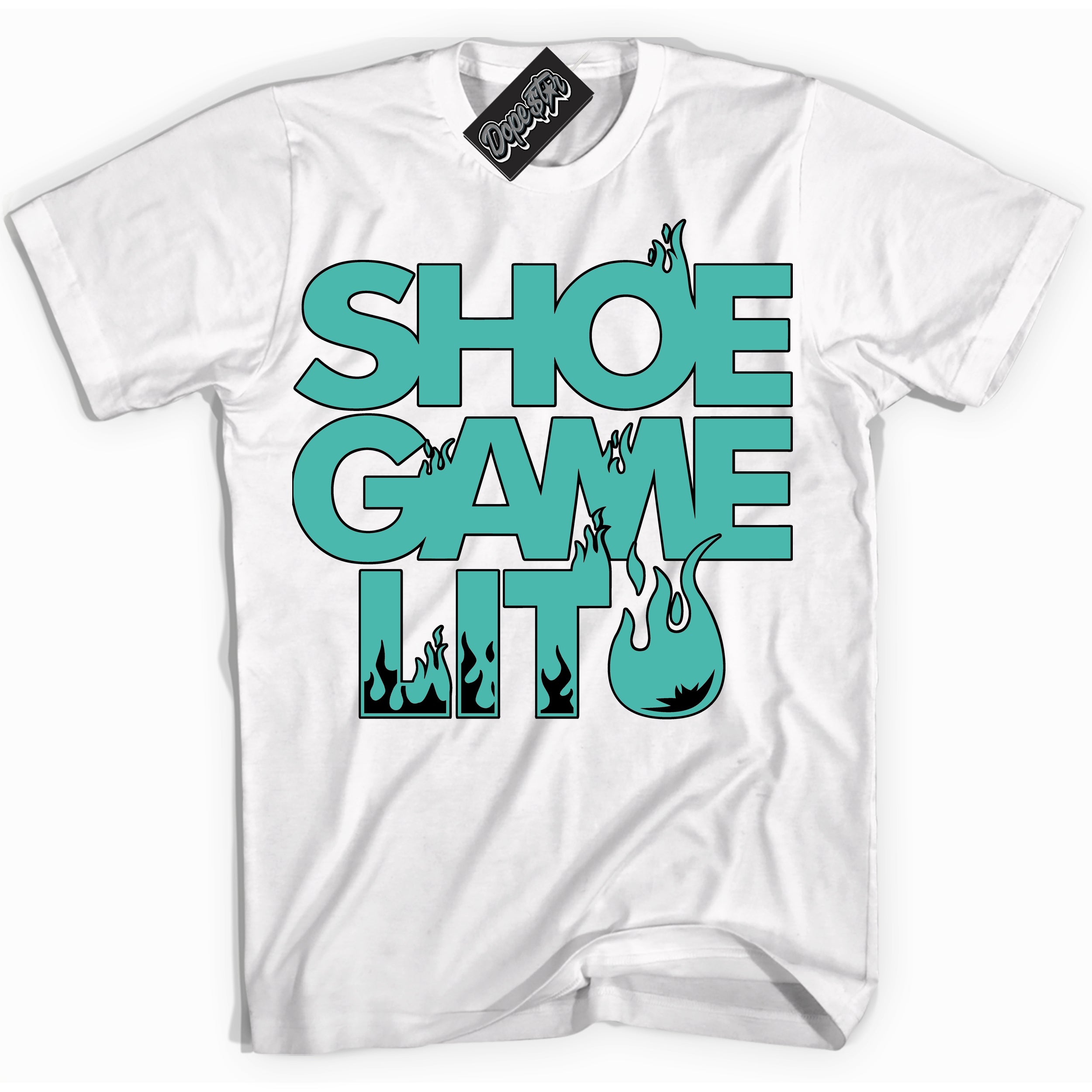 Cool White Shirt with “ Shoe Game Lit ” design that perfectly matches Tiffany & Co. 1837 1s Sneakers.