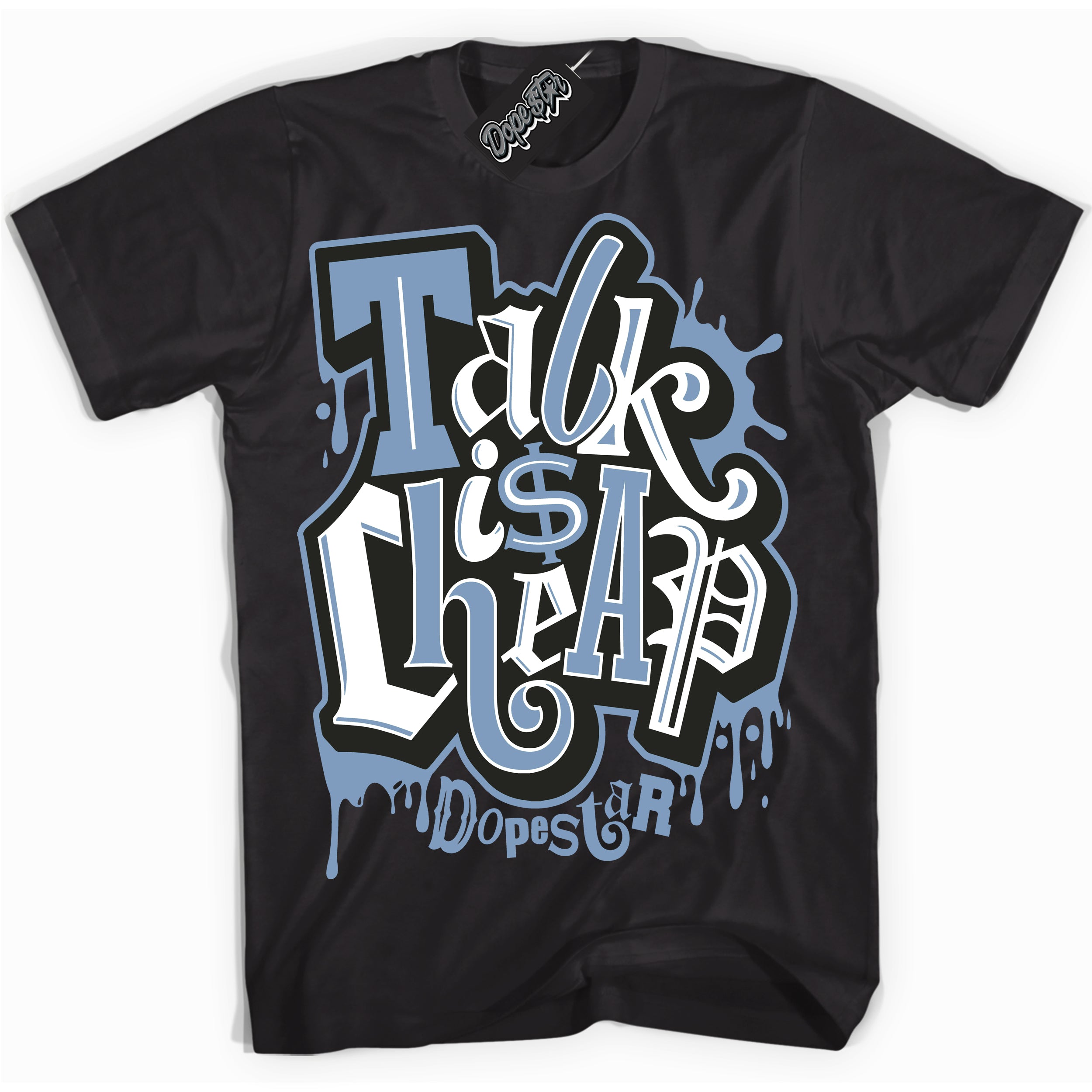 Cool Black Shirt with “ Talk Is Cheap” design that perfectly matches Tiffany & Co 1837 1s Sneakers.