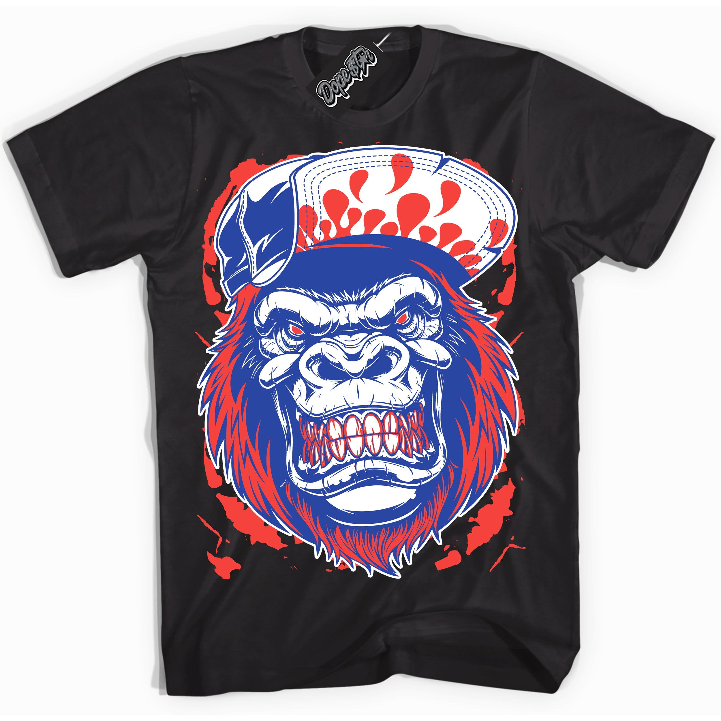 Cool Black Shirt with “ Gorilla Beast ” design that perfectly matches Ultramarine 180s Sneakers.