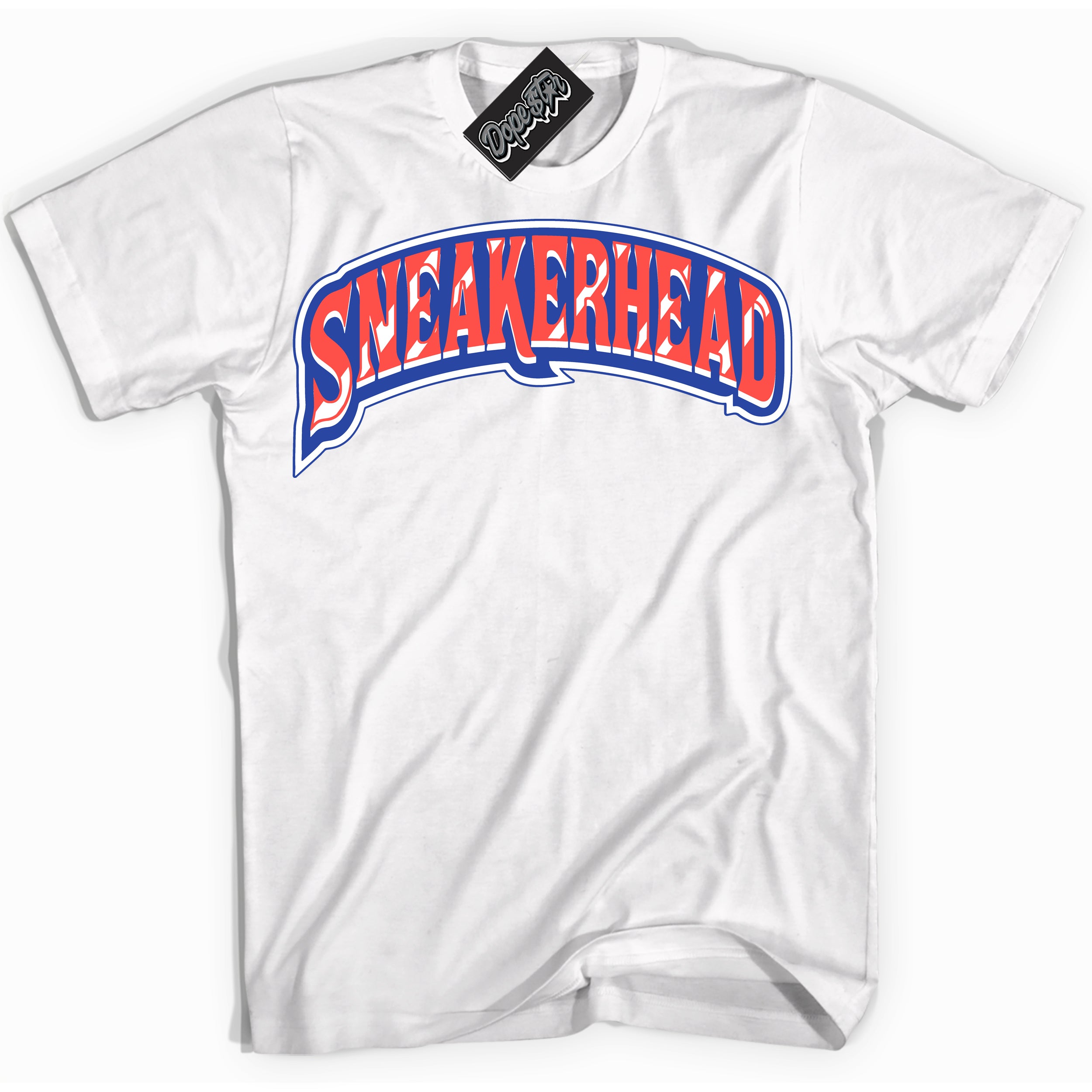 Cool White Shirt with “ Sneakerhead ” design that perfectly matches Ultramarine 180s Sneakers.