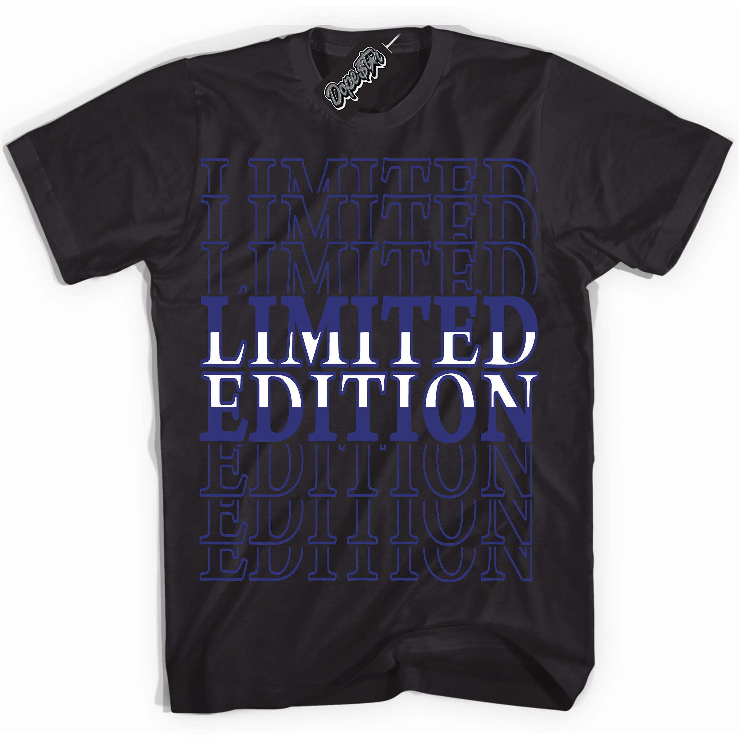 Cool Black Shirt with “ Limited Edition ” design that perfectly matches Concord Dunk.
