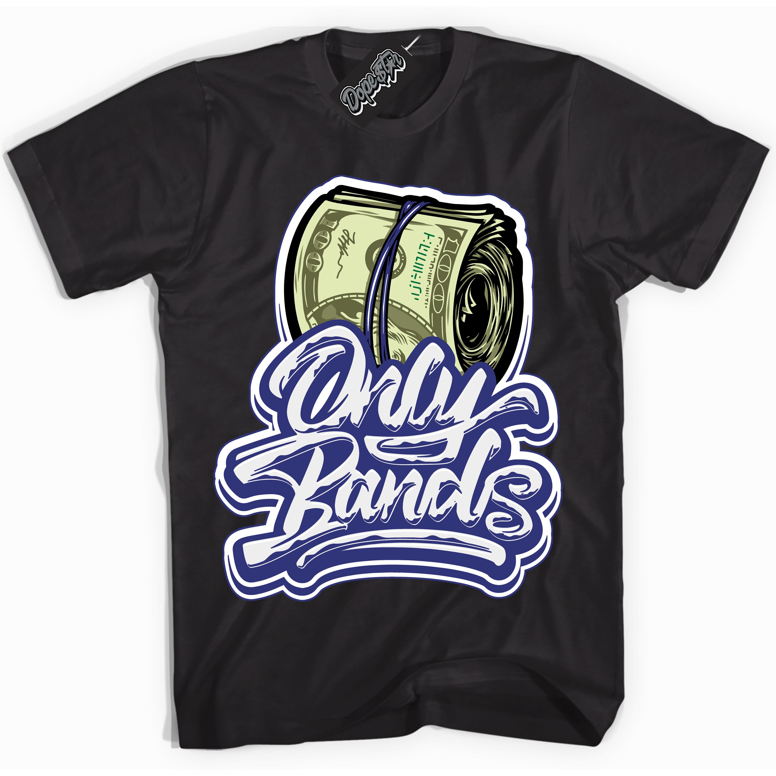 Cool Black Shirt with “ Only Bands ” design that perfectly matches Concord Dunk.
