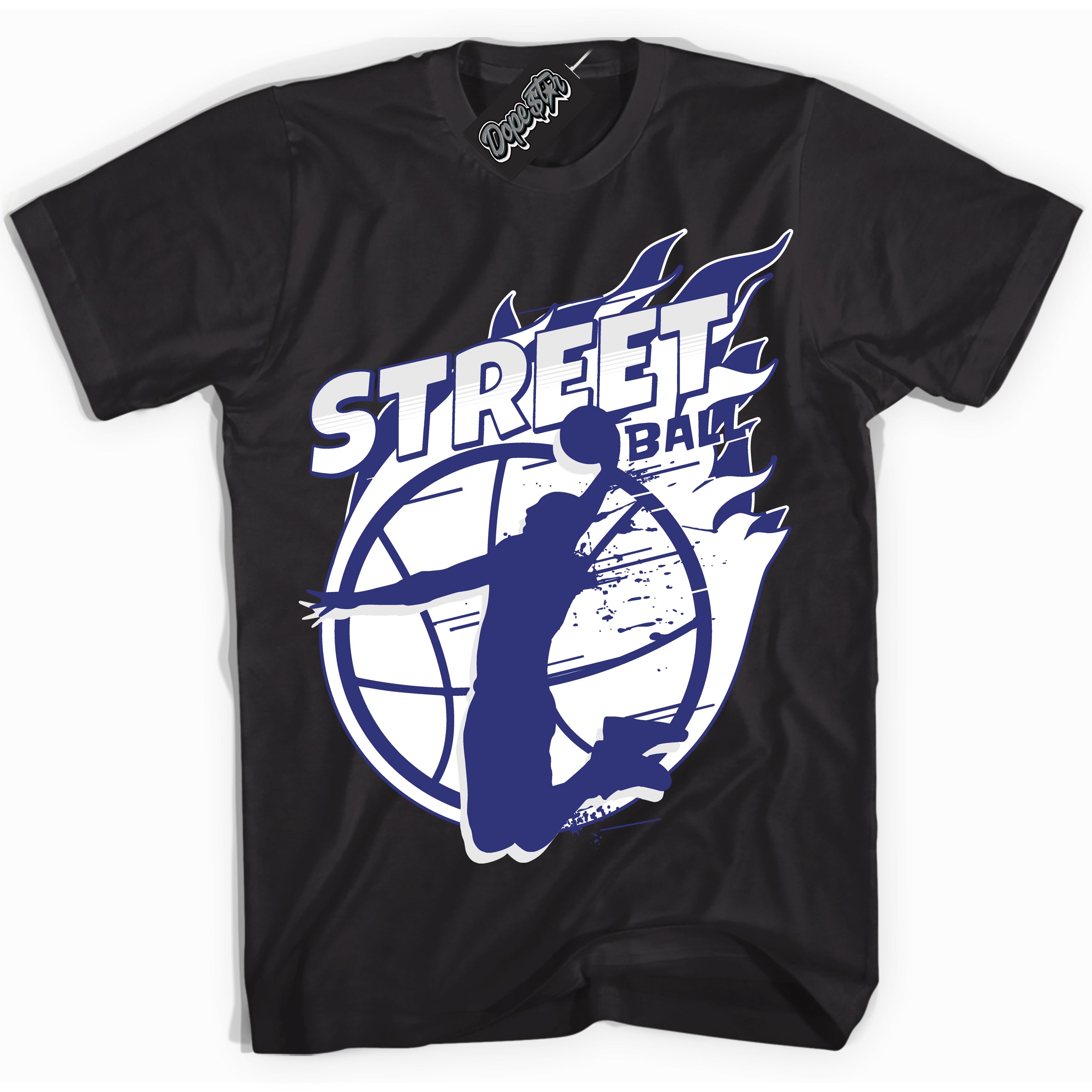 Cool Black Shirt with “ Street Ball ” design that perfectly matches Concord Dunk.
