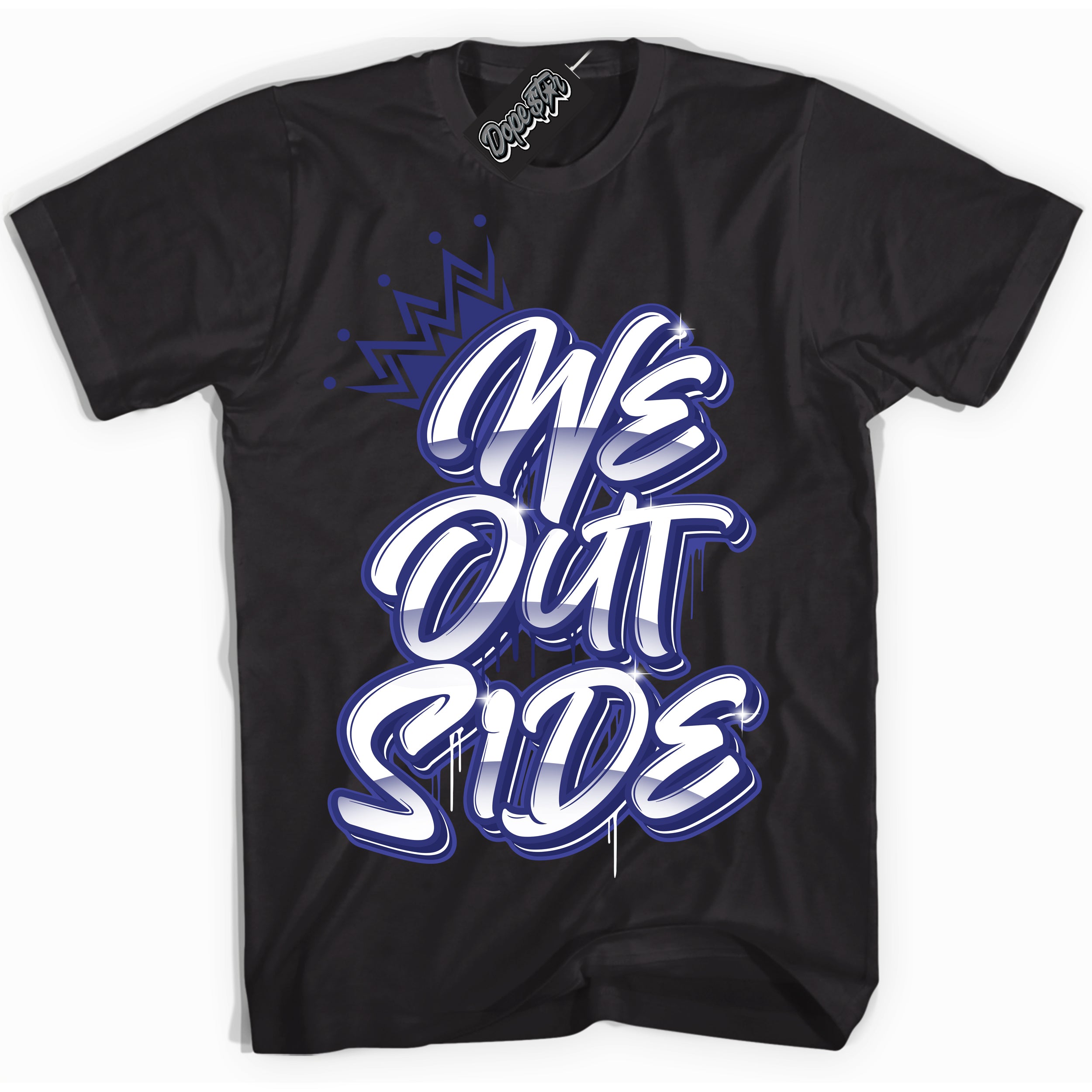 Cool Black Shirt with “ We Outside ” design that perfectly matches Concord Dunk.
