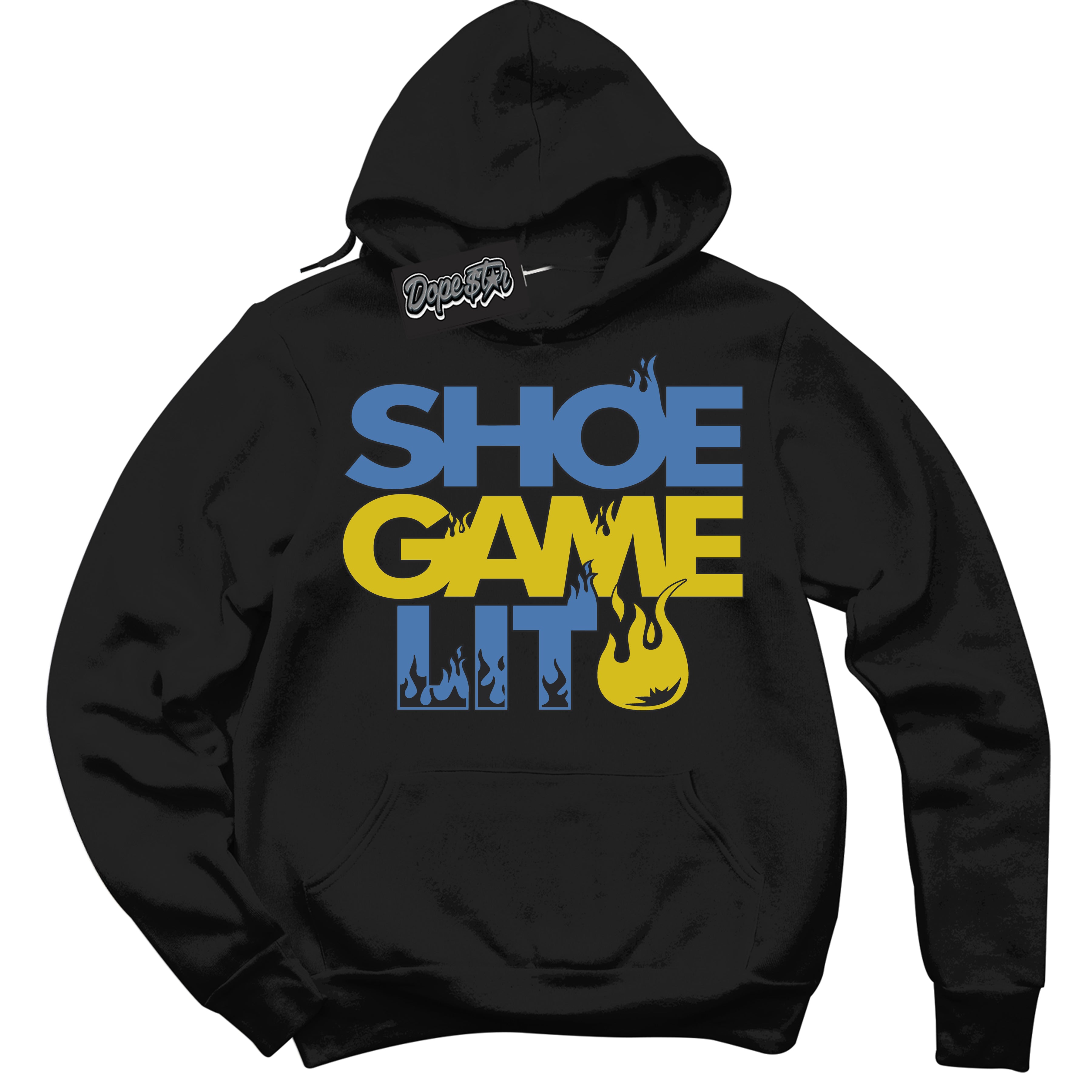 Cool Black Hoodie with “ Shoe Game Lit '' design that Perfectly Matches  Pro X Powerpuff Girls Bubbles Sneakers.