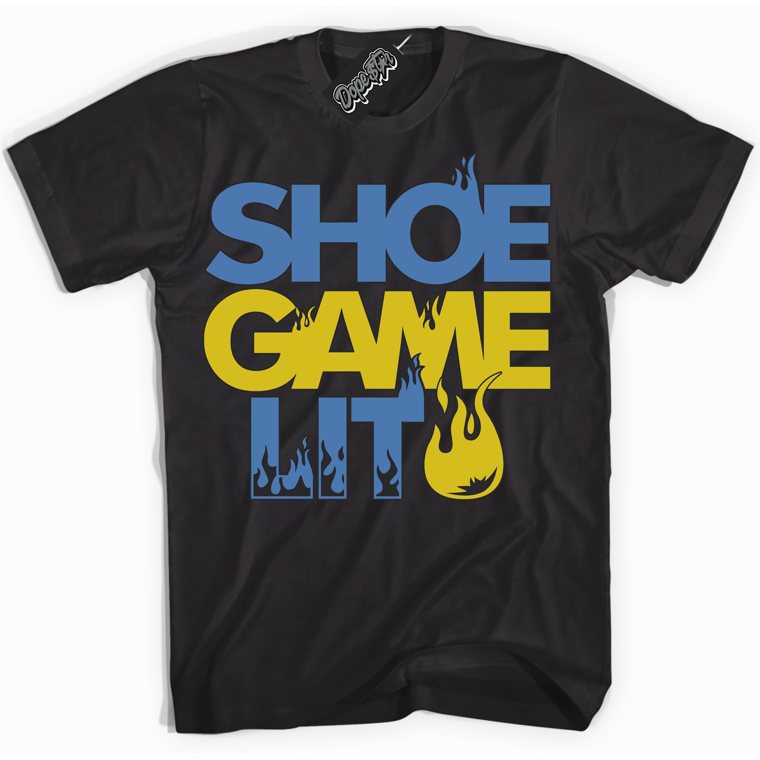 Cool Black Shirt with “ Shoe Game Lit ” design that perfectly matches Pro X Powerpuff Girls Bubbles Sneakers.