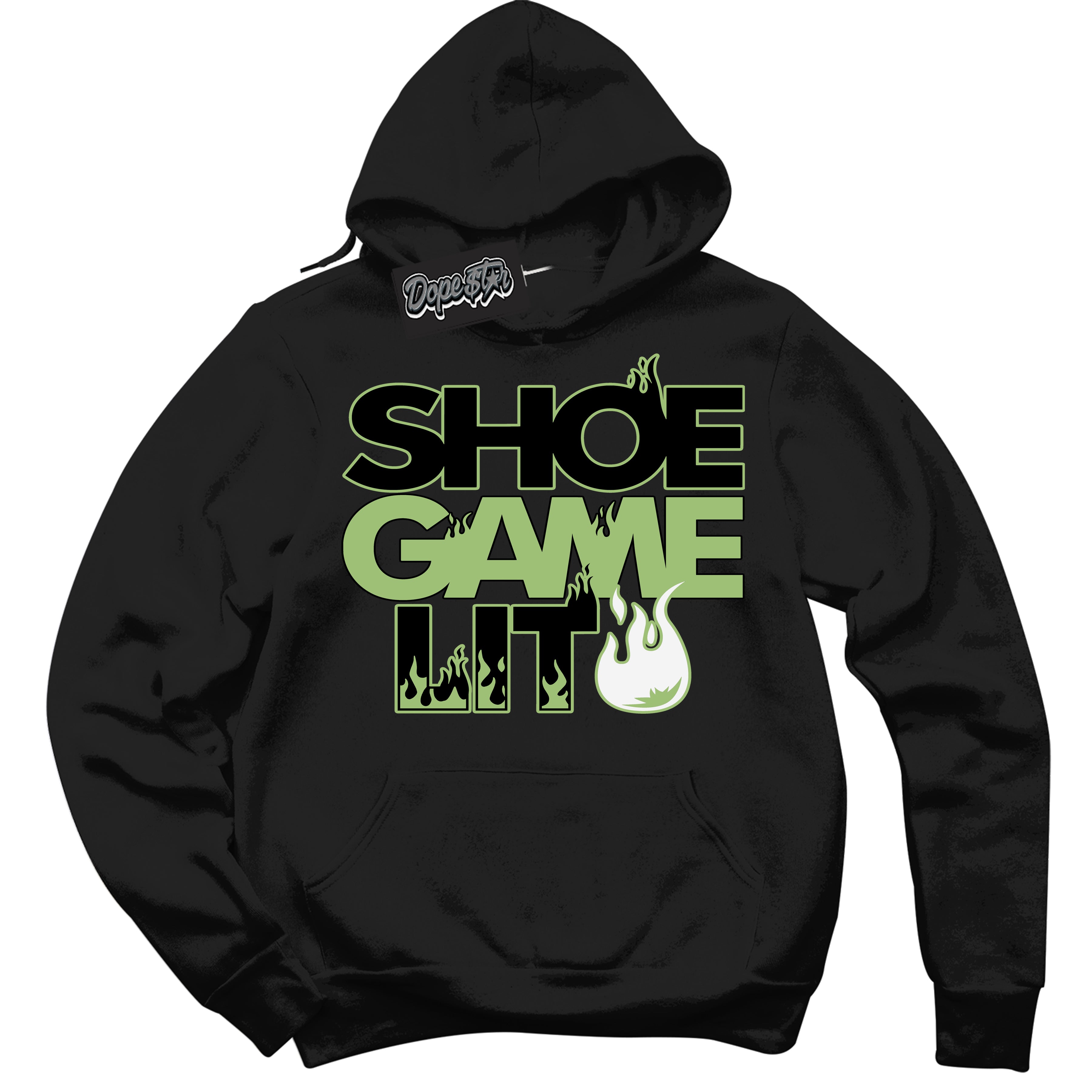 Cool Black Hoodie with “ Shoe Game Lit '' design that Perfectly Matches  Pro X Powerpuff Girls Buttercup Sneakers.