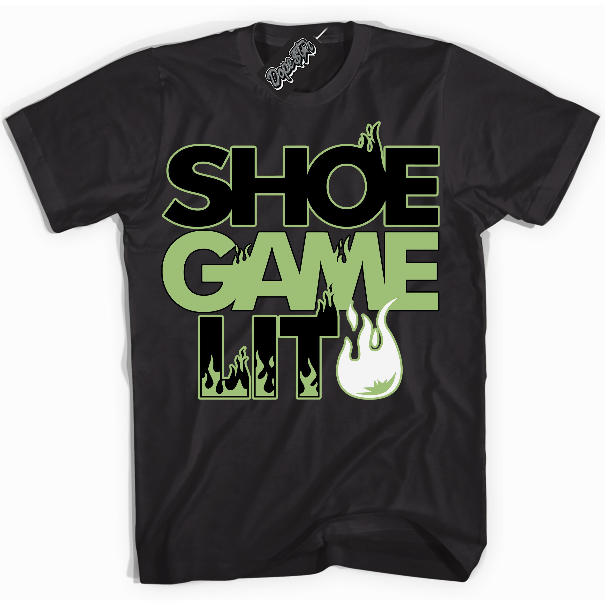 Cool Black Shirt with “ Shoe Game Lit ” design that perfectly matches Pro X Powerpuff Girls Buttercup Sneakers.