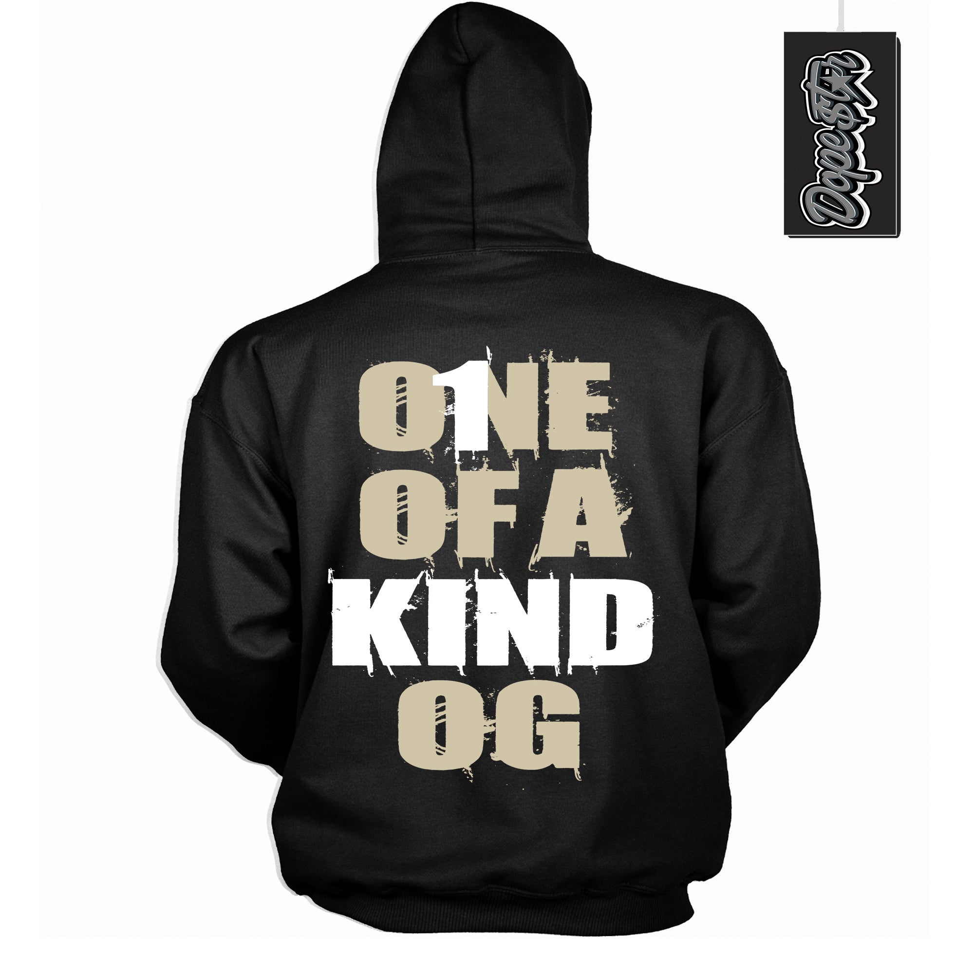 Cool Black Hoodie with “ One Of A Kind ”  design that Perfectly Matches  Gratitude 11s Sneakers.