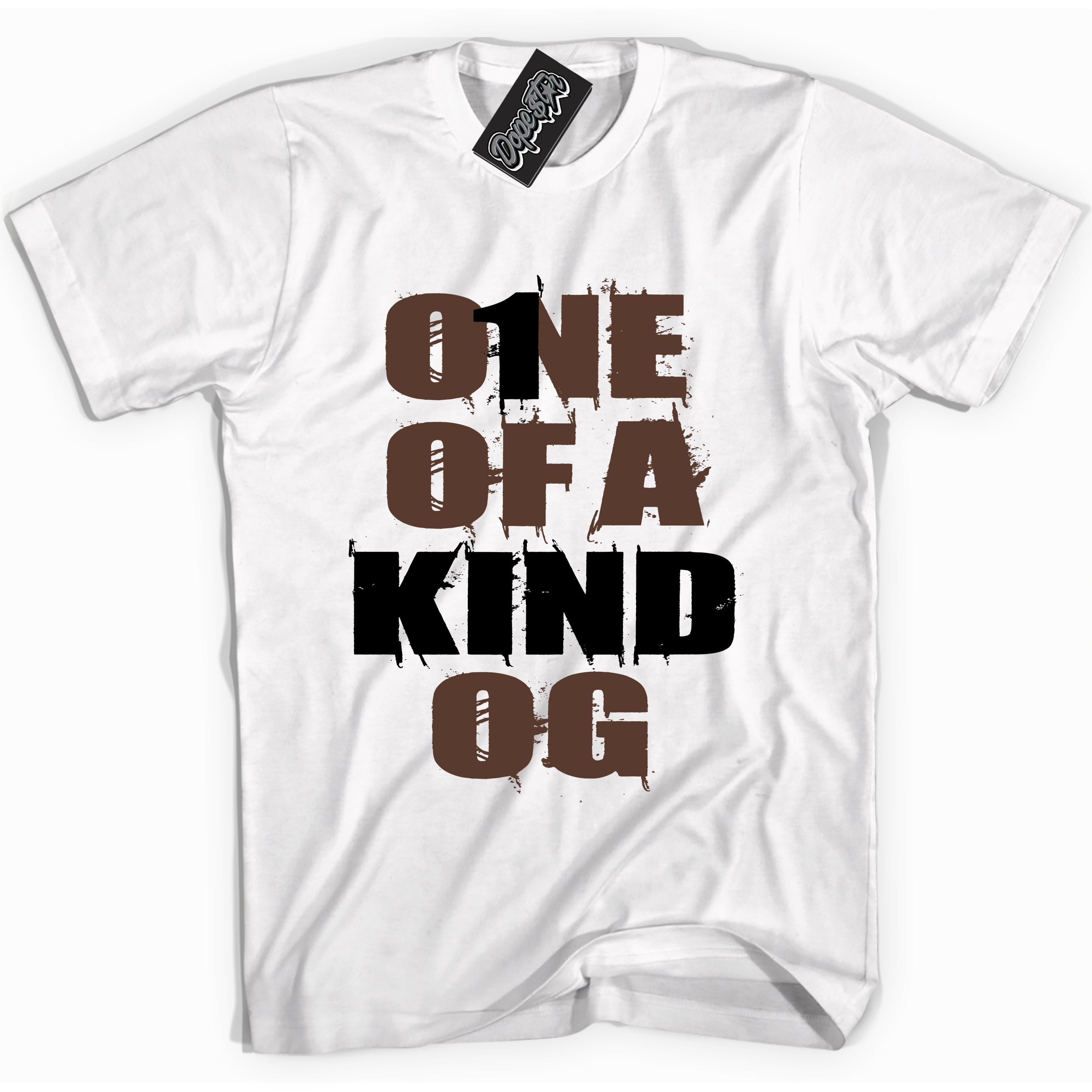 Cool White graphic tee with “ One Of A kind ” design, that perfectly matches Palomino 1s sneakers 