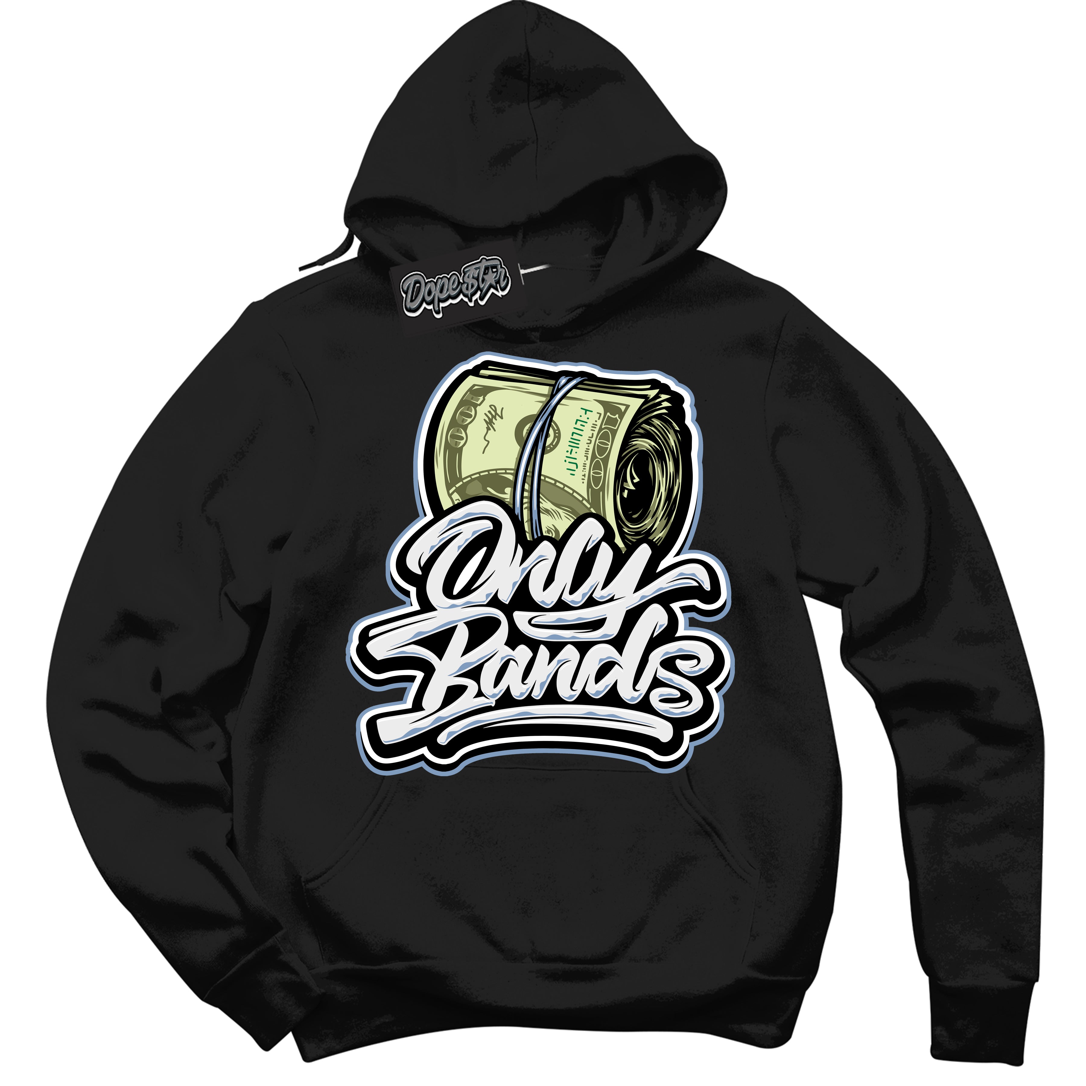 Cool Black Hoodie with “ Only Bands ”  design that Perfectly Matches Reverse Oreo 6s Sneakers.