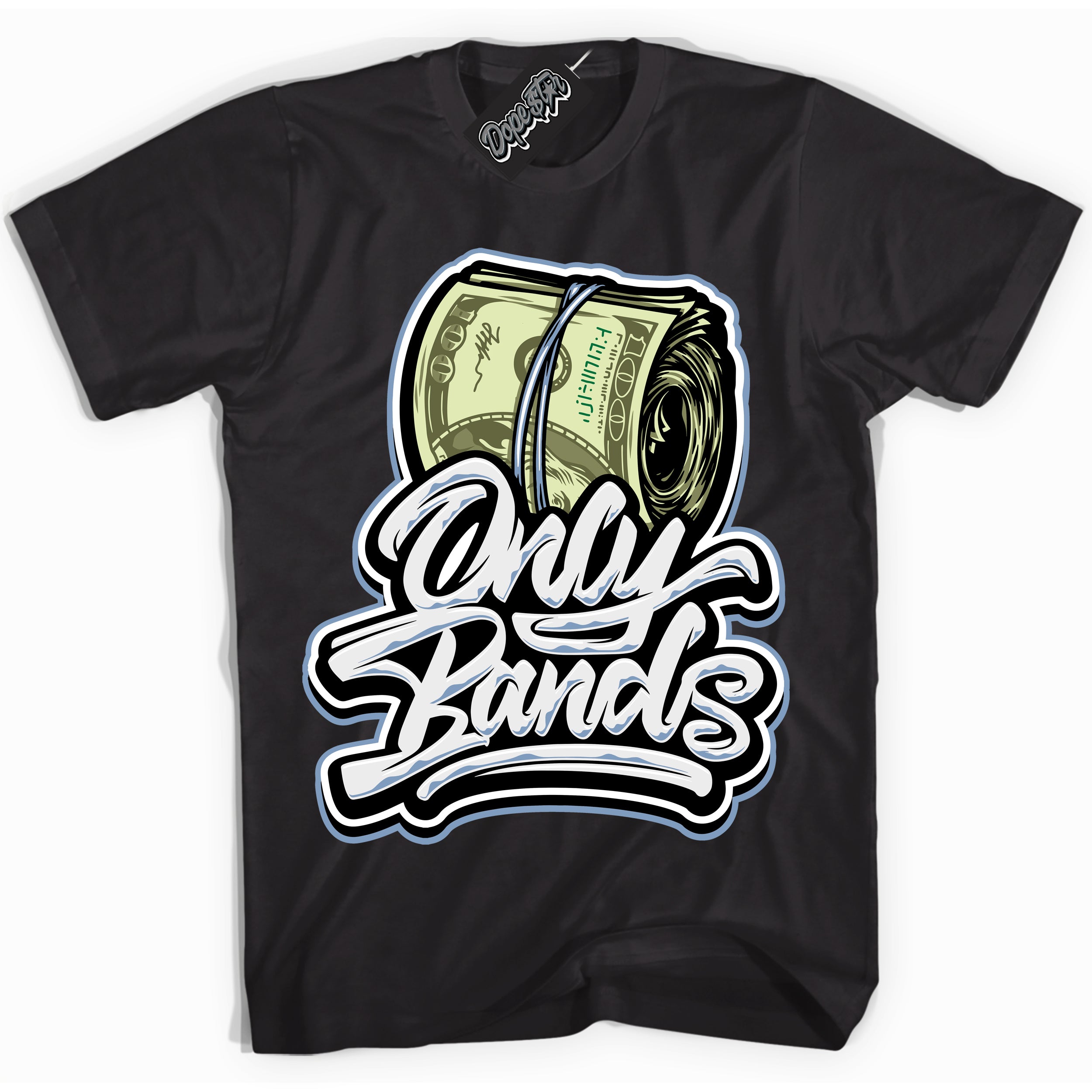 Cool Black Shirt with “ Only Bands” design that perfectly matches Reverse Oreo 6s Sneakers.