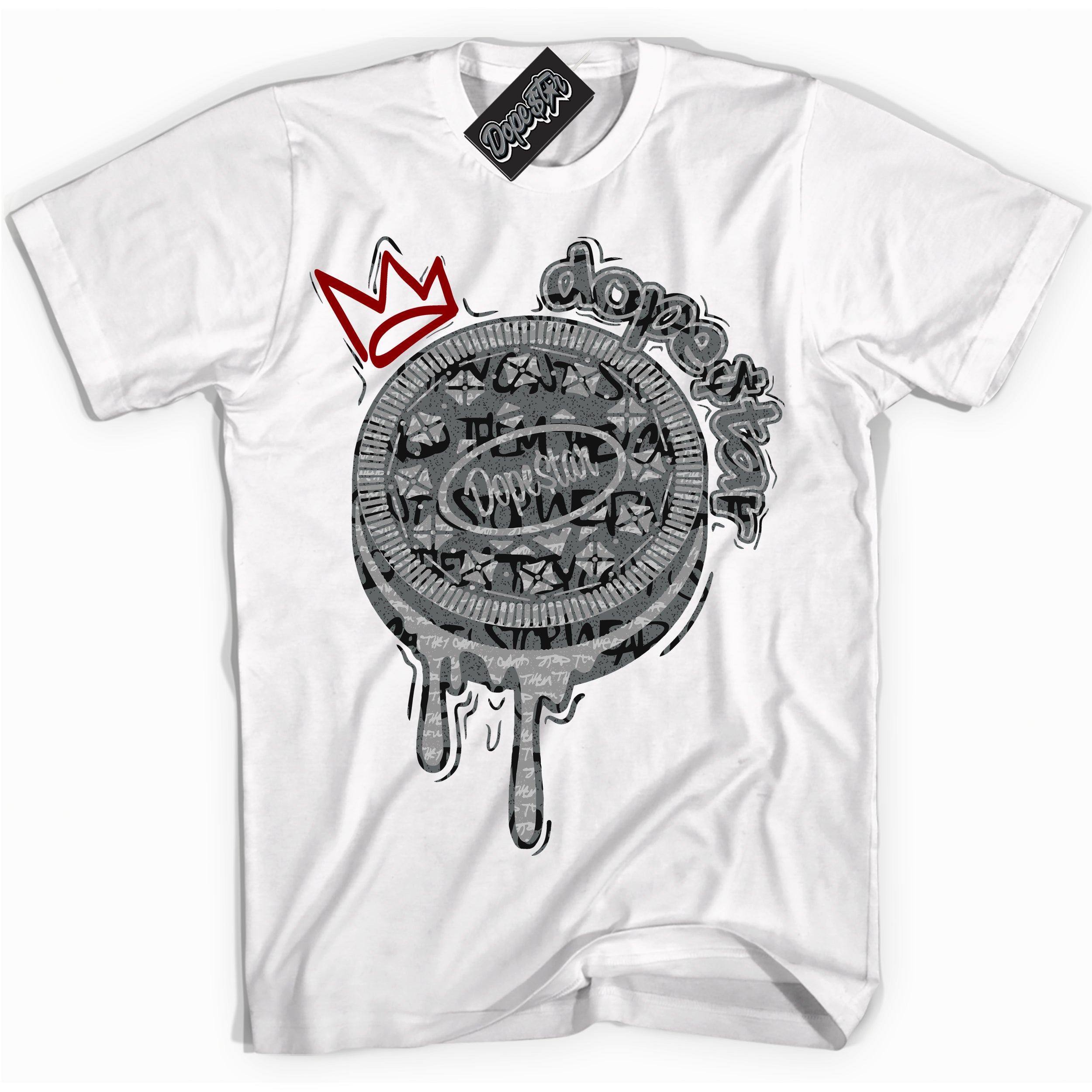 Cool White Shirt with “ Oreo DS ” design that perfectly matches Rebellionaire 1s Sneakers.