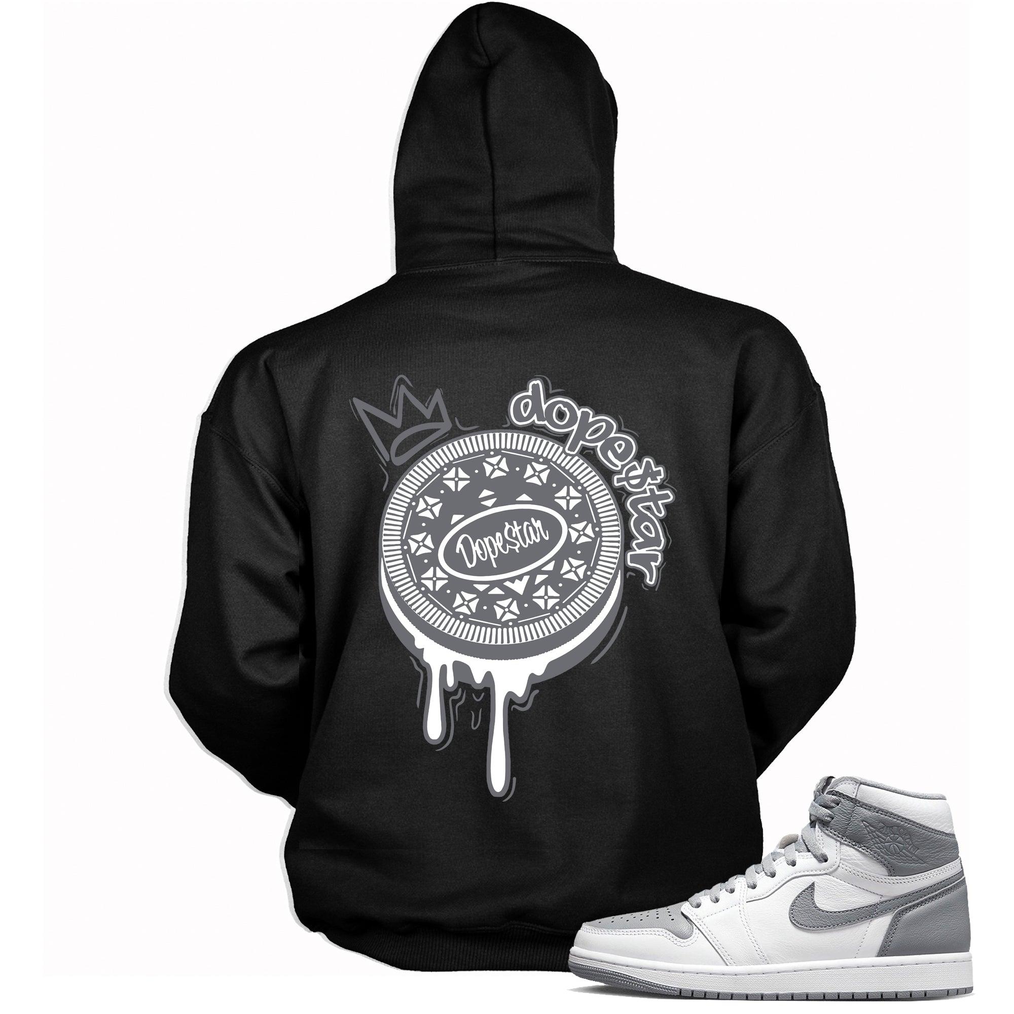 High Stealth 1s DopeStar Hoodie Oreo - Sneaker Shirts Outlet