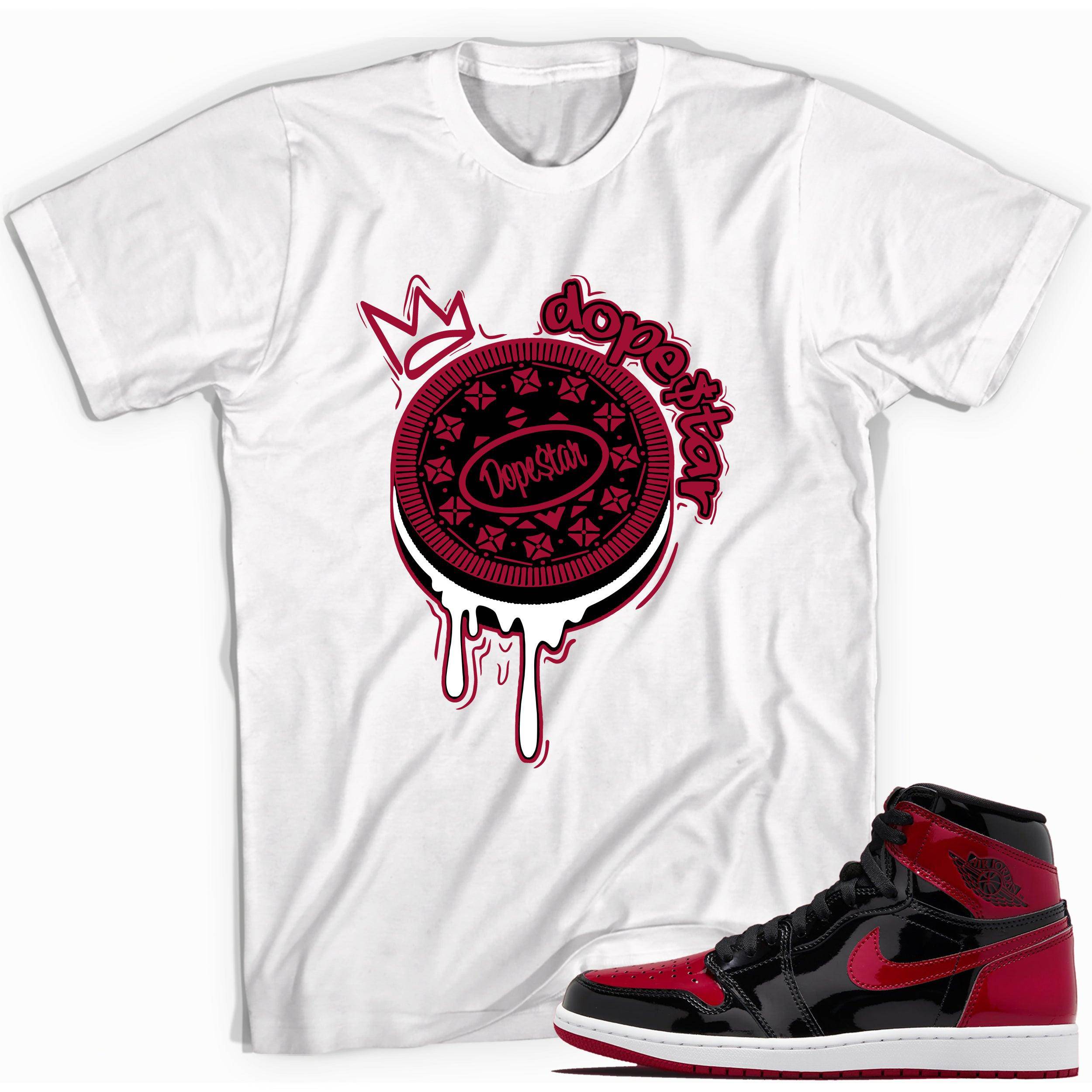 1s Bred Patent Shirt Oreo - Sneaker Shirts Outlet