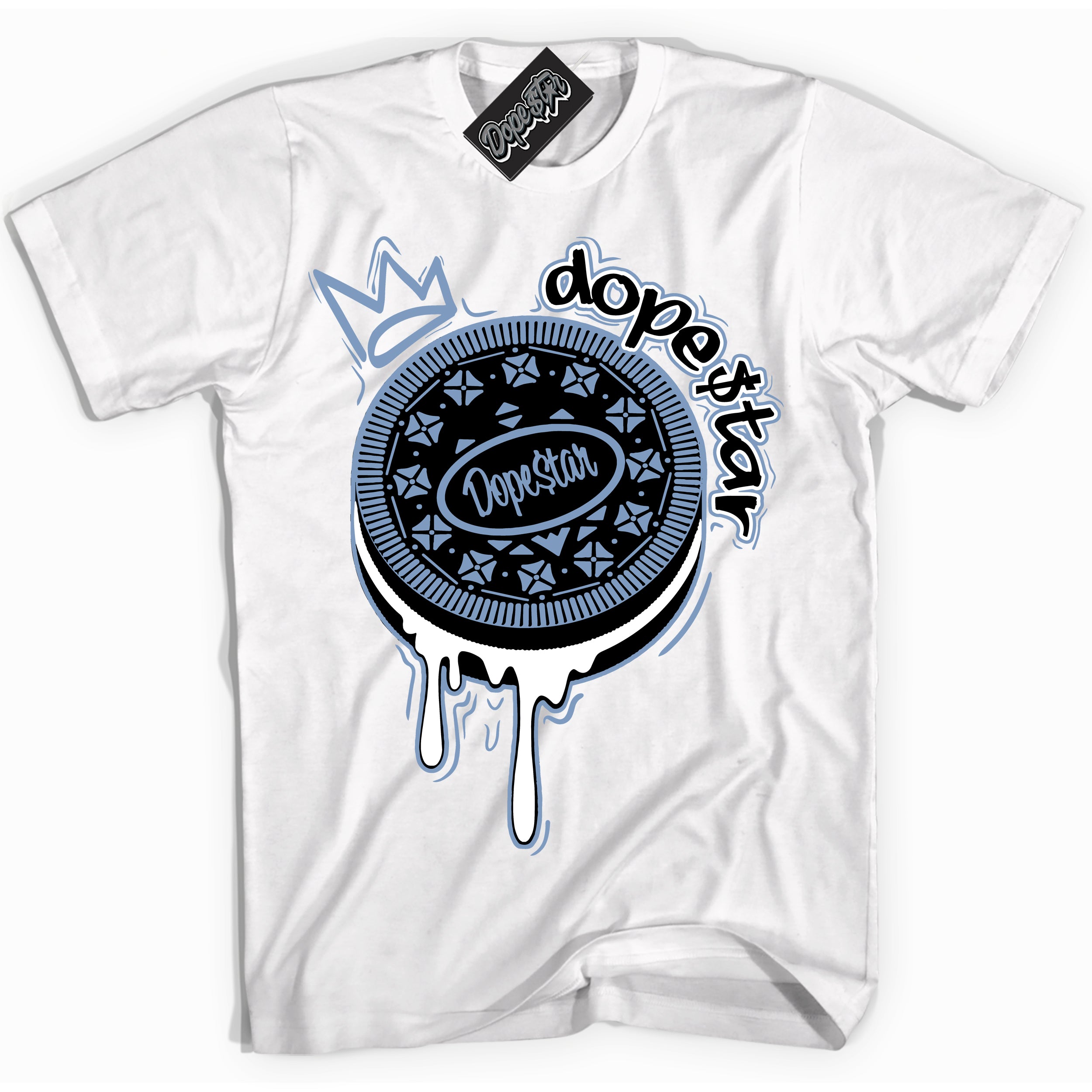 Cool White Shirt with “ Oreo DS” design that perfectly matches Reverse Oreo 6s Sneakers.