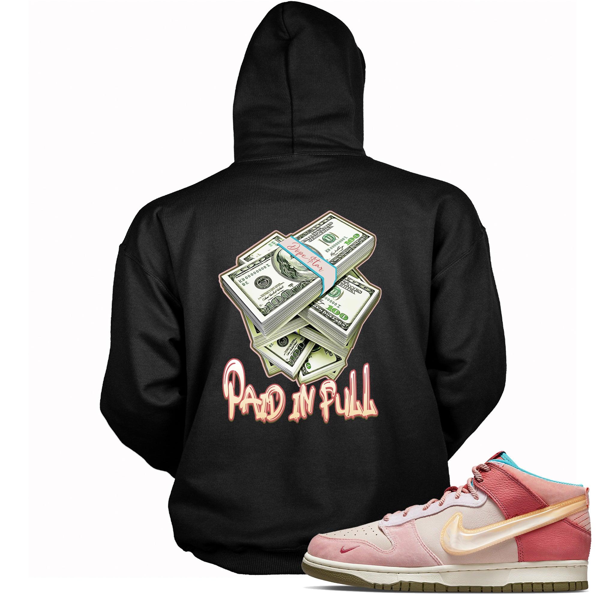 Dunks Mid Social Status Strawberry Milk Hoodie Paid In Full