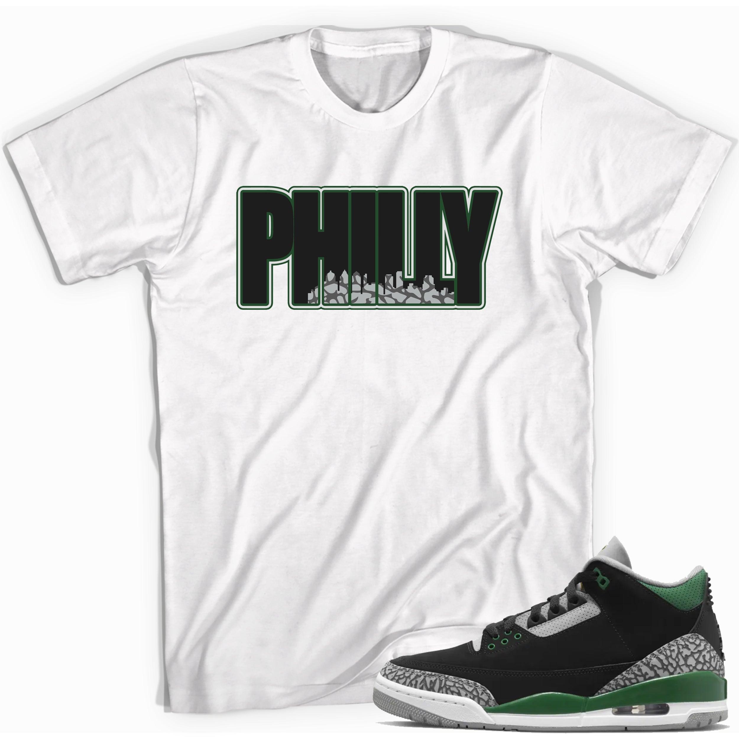 3s Pine Green Shirt Philly