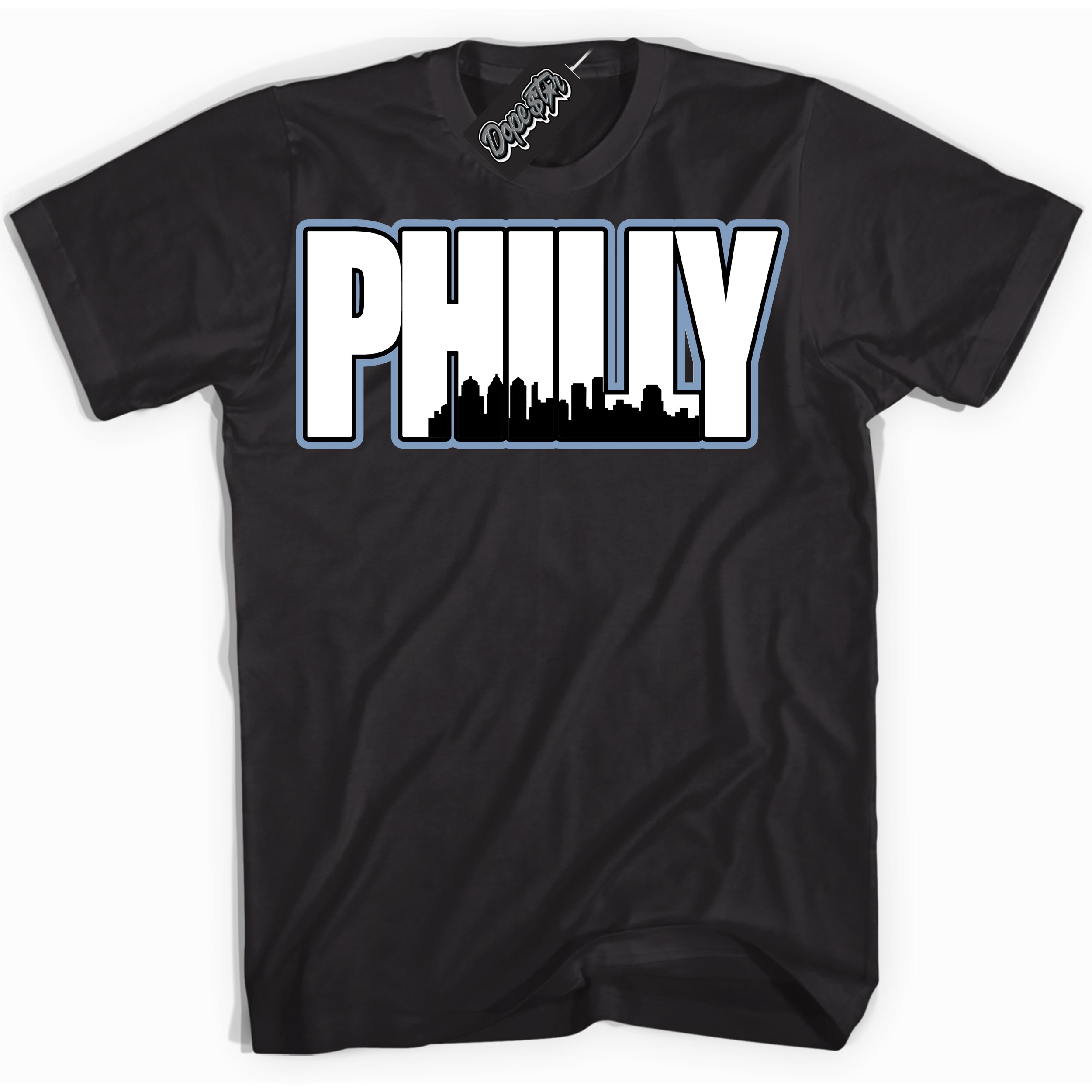 Cool Black Shirt with “ Philly” design that perfectly matches Reverse Oreo 6s Sneakers.