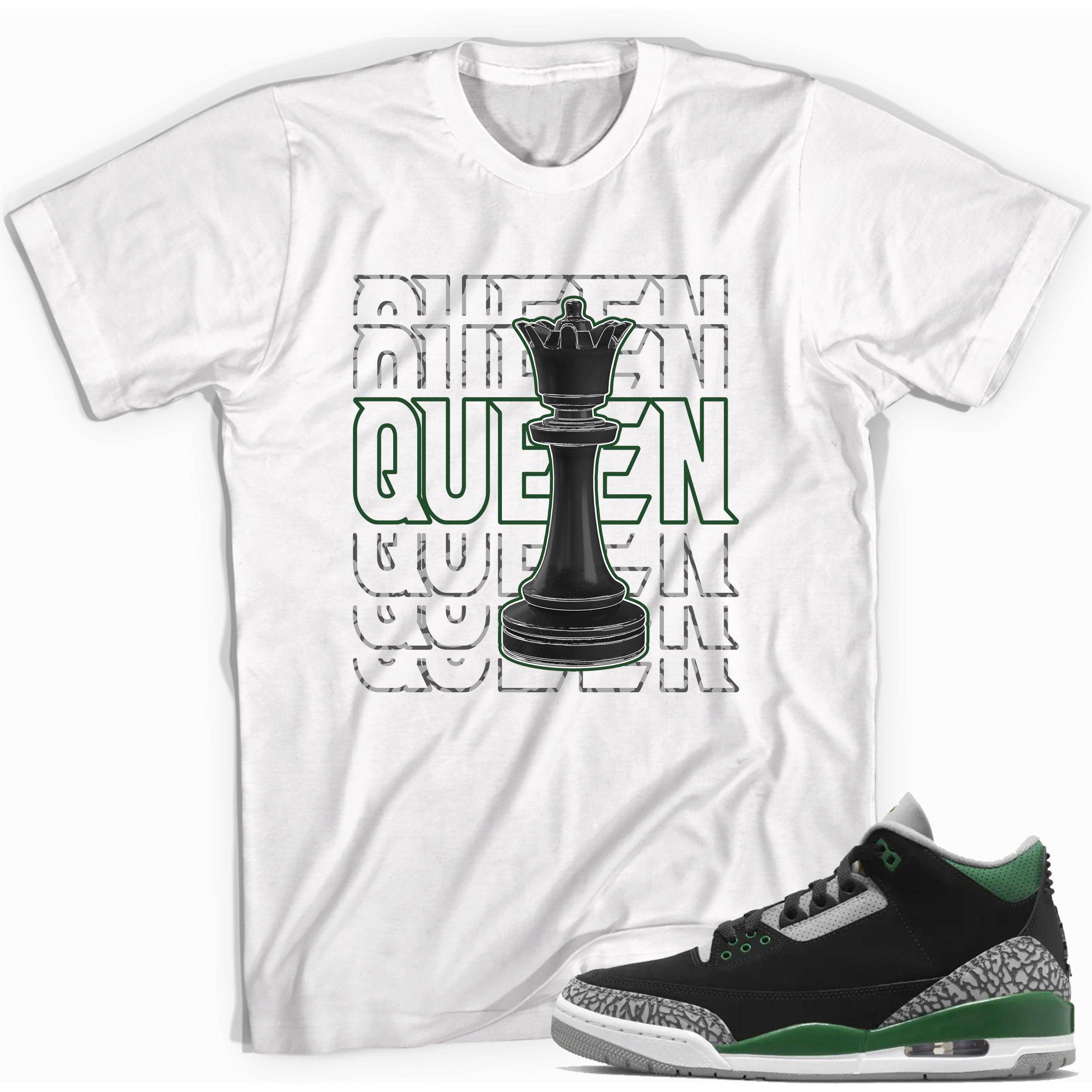 Queen Match 3 Pine Green