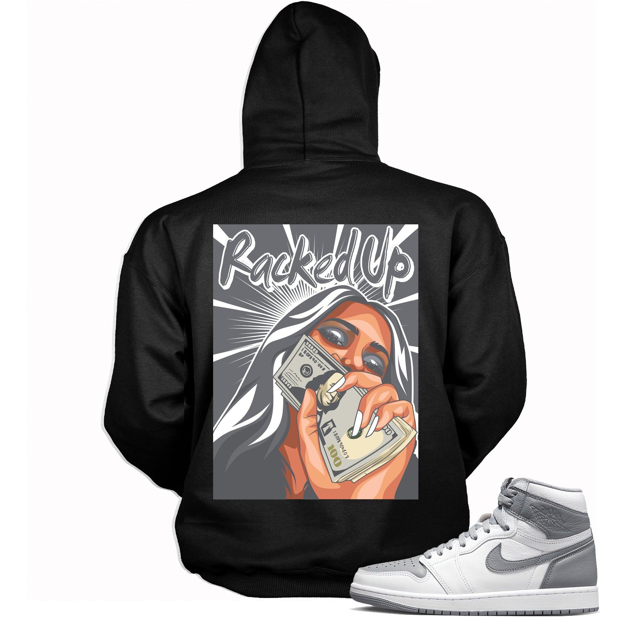 1's High Stealth Hoodie Racked Up - Sneaker Shirts Outlet