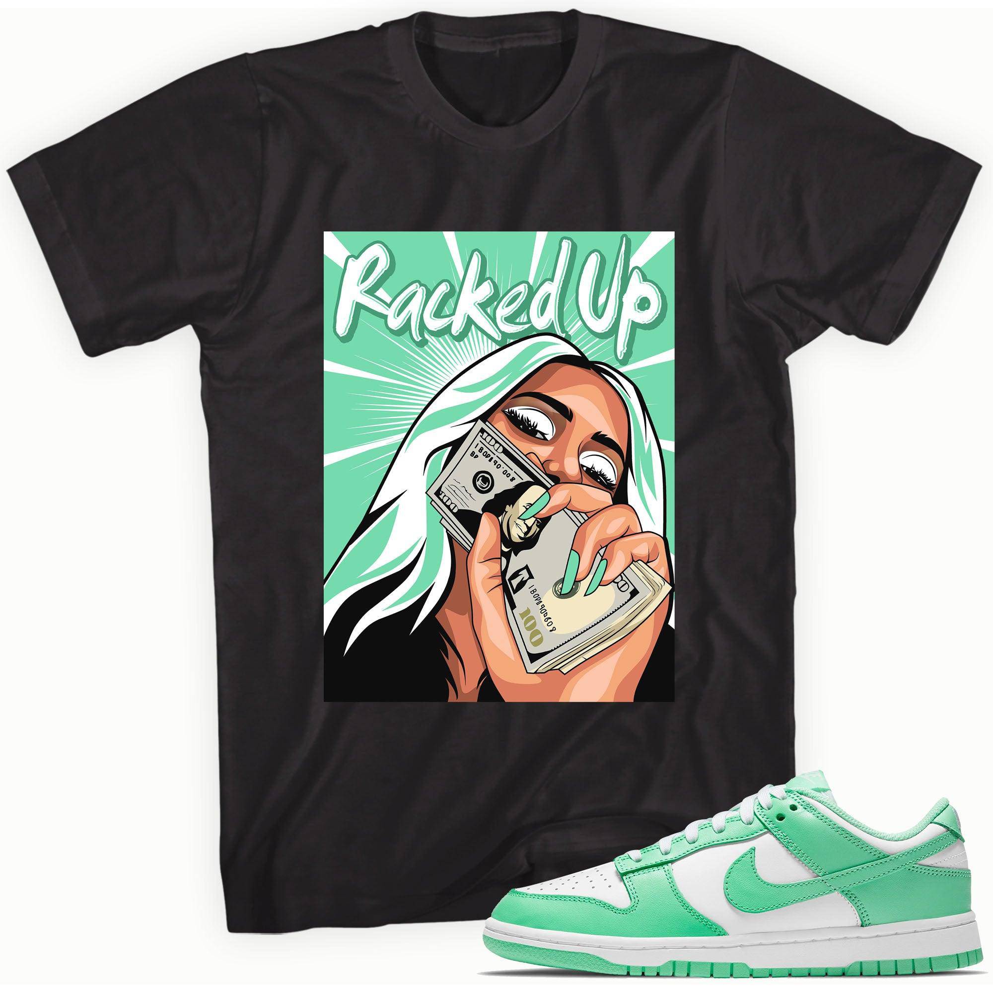 Dunk Low Green Glow Shirt Racked Up